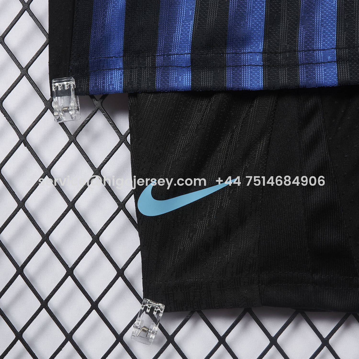 Higojerseys-Inter Milan 25-26 Home Kids Kit - Player Version