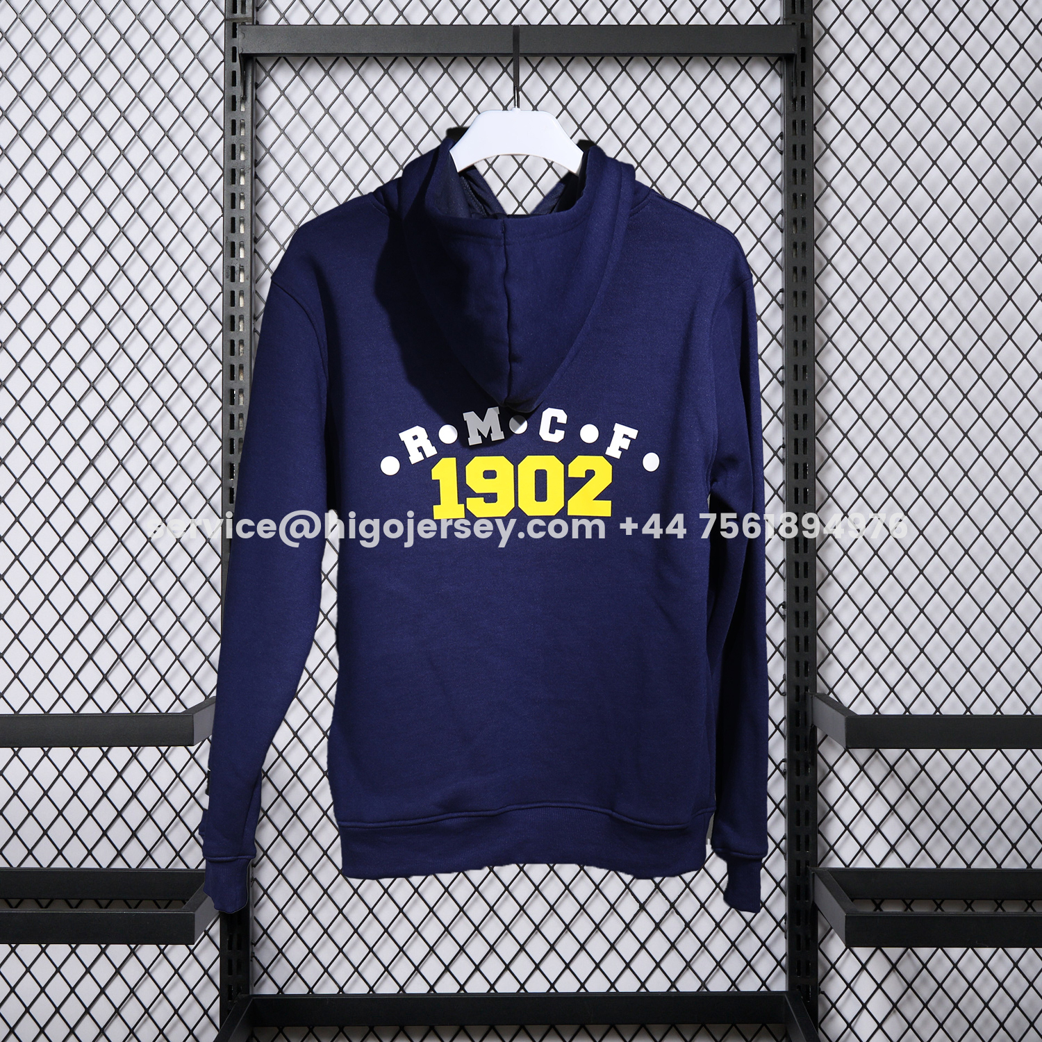 Higojerseys-Real Madrid 25-26 Pure Color 1902 Training Set - Dark Blue Top and Dark Blue Pants