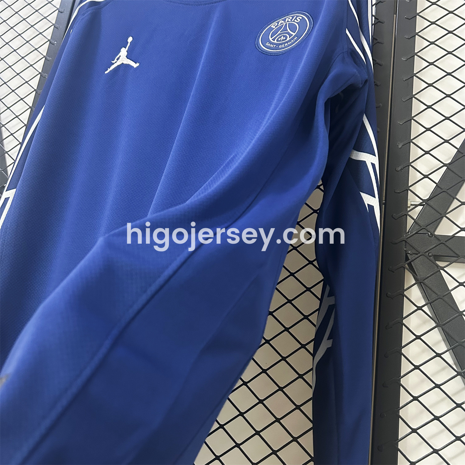 Higojerseys-Paris Saint-Germain PSG 24-25 Fourth Unsponsored Long Sleeves Jersey - Fans Version