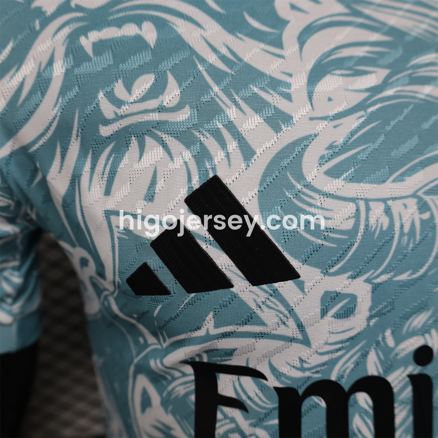 Higojerseys-Real Madrid 25-26 Blue Viking Roar Special Edition Jersey - Player Version