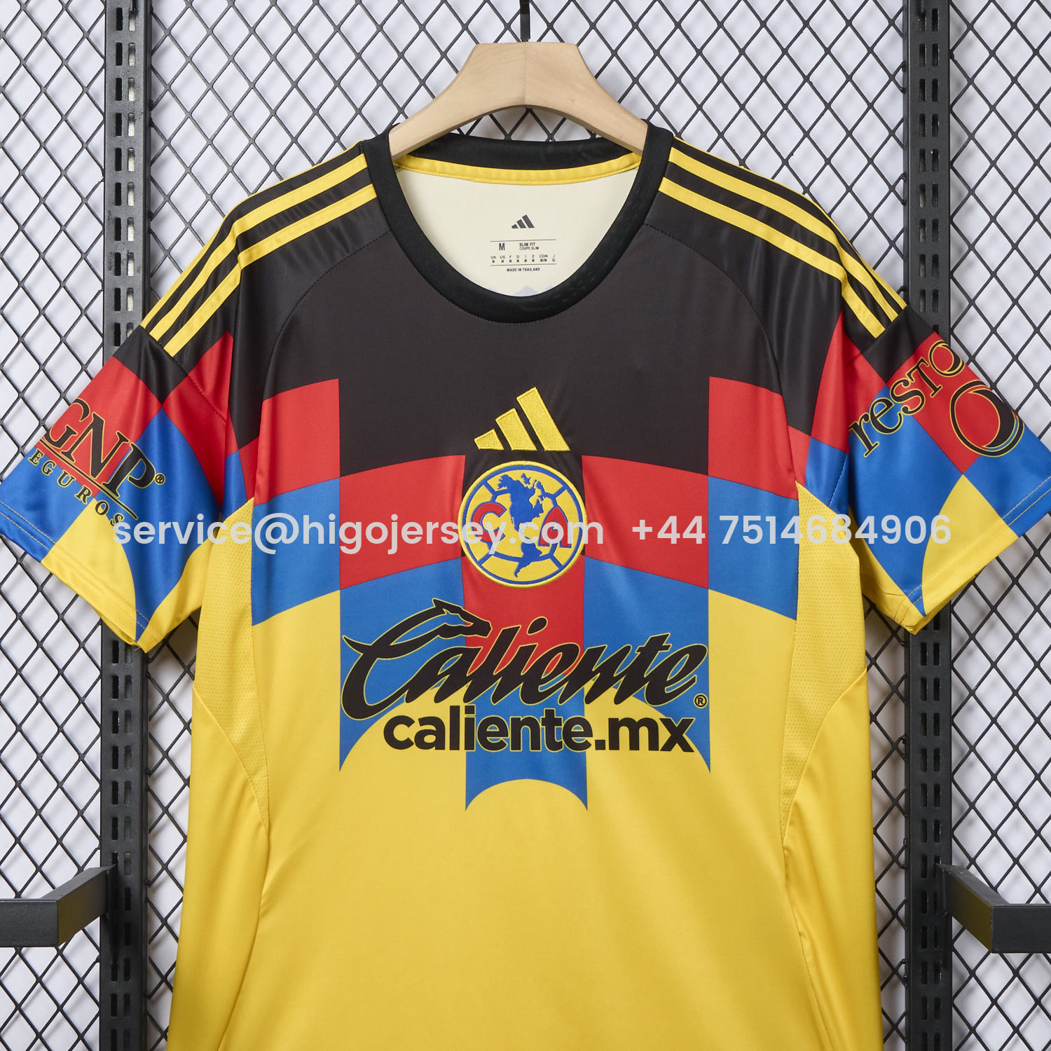 Higojerseys-Club América 25-26 Home Yellow Jersey - Fans Version