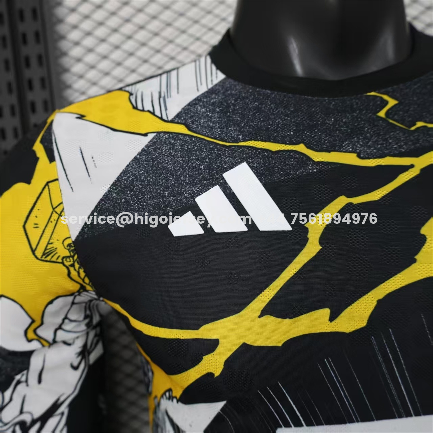 Higojerseys-Real Madrid 25-26 Thunder Comics Pre-Match Special Long Sleeves Jersey - Player Version