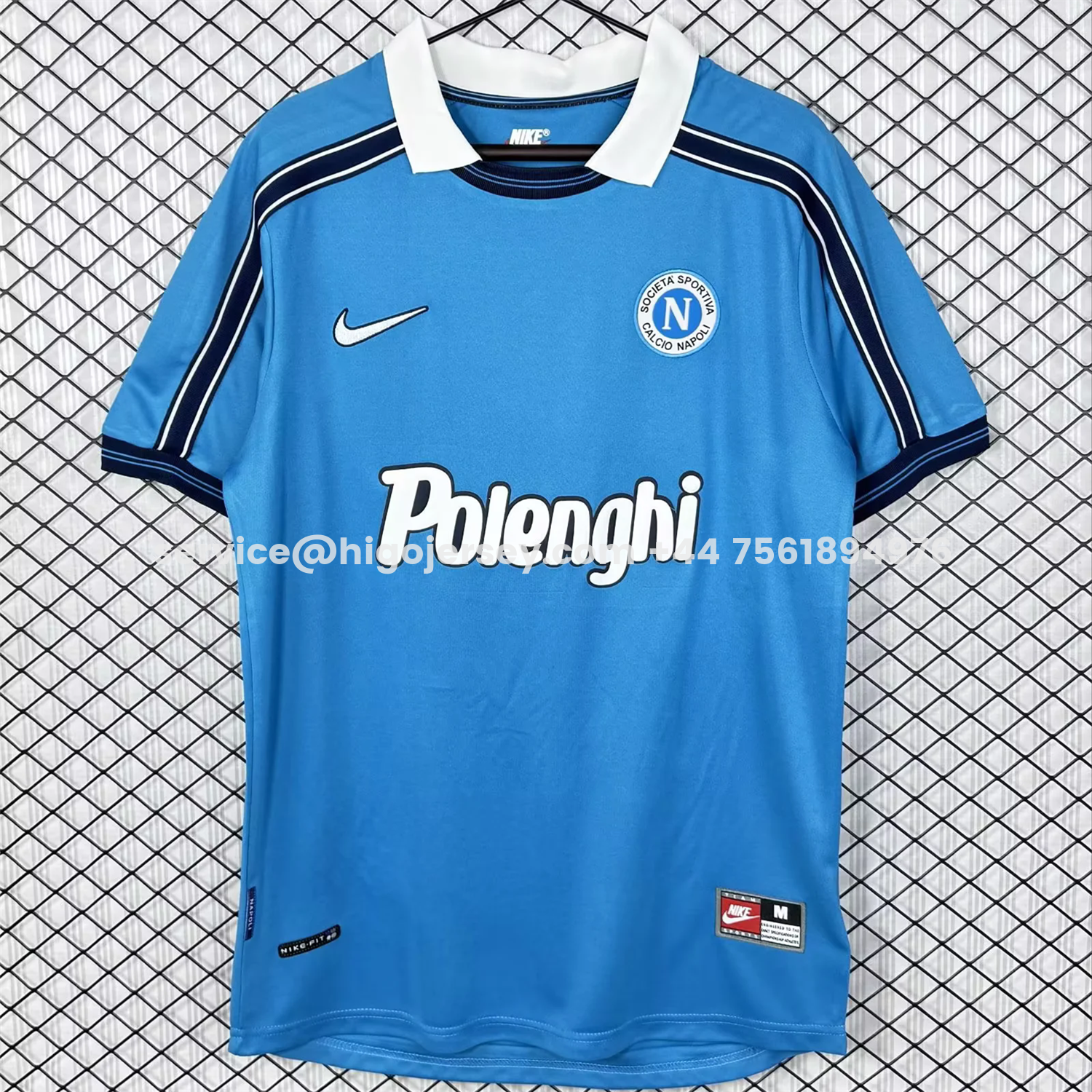 Higojerseys-Retro Napoli 1998-99 Home Blue Jersey