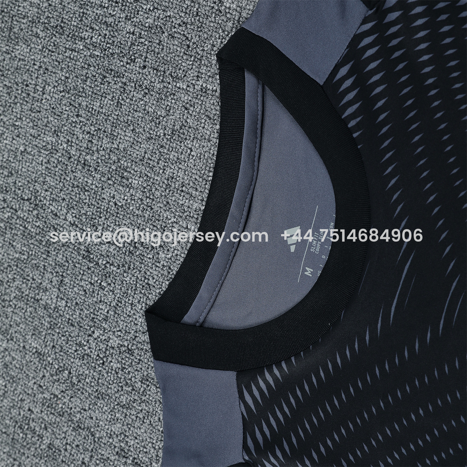 Higojerseys-Real Madrid 25-26 Short-Sleeve Training Set - Deep Gray Top & Gray Shorts