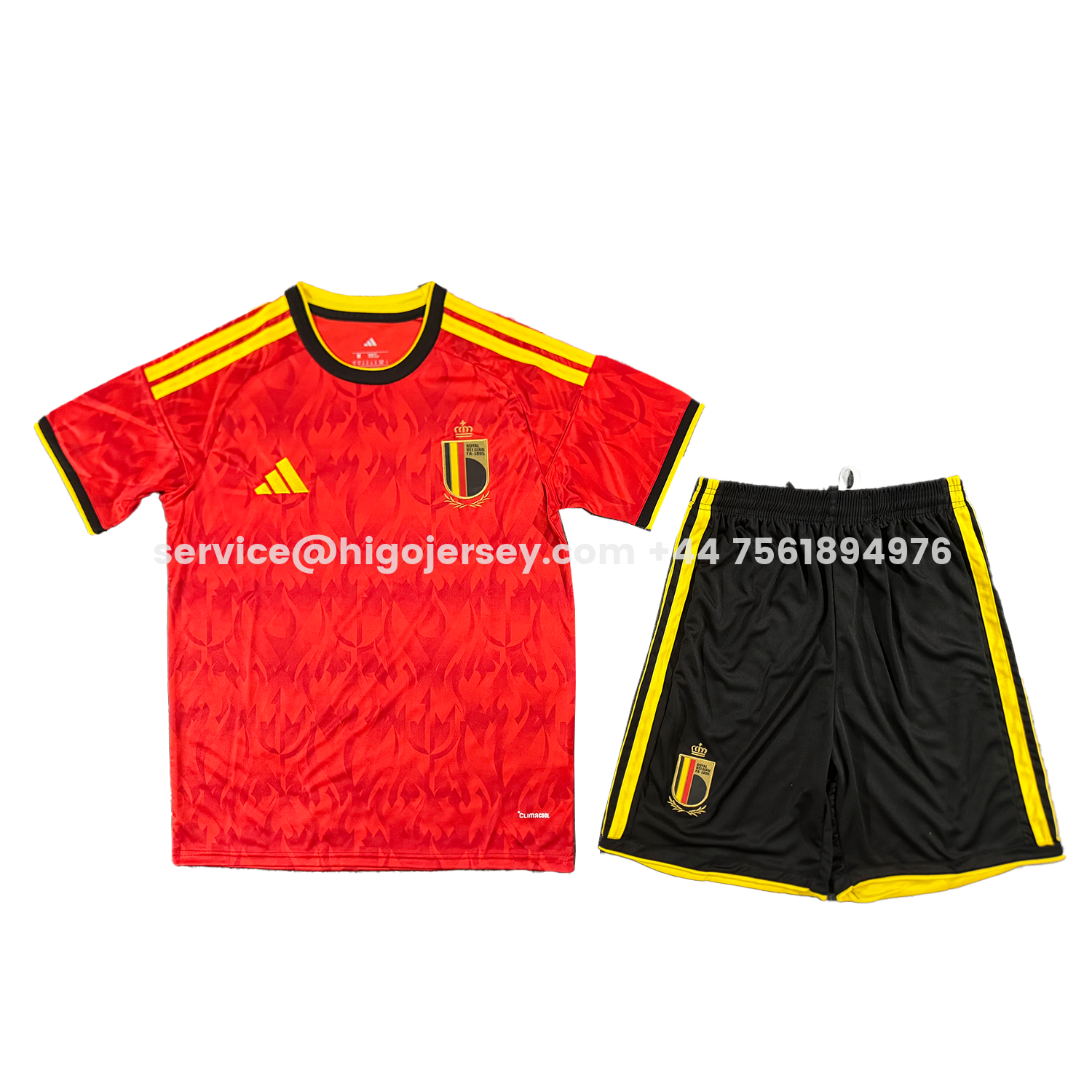 Higojerseys-Belgium 2026 Home Men's Adult Jersey Set - Fans Version