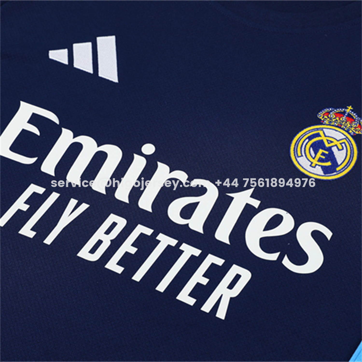 Higojerseys-Real Madrid 25-26 Kids Short-Sleeve Training Set - Royal Blue Top & Royal Blue Shorts