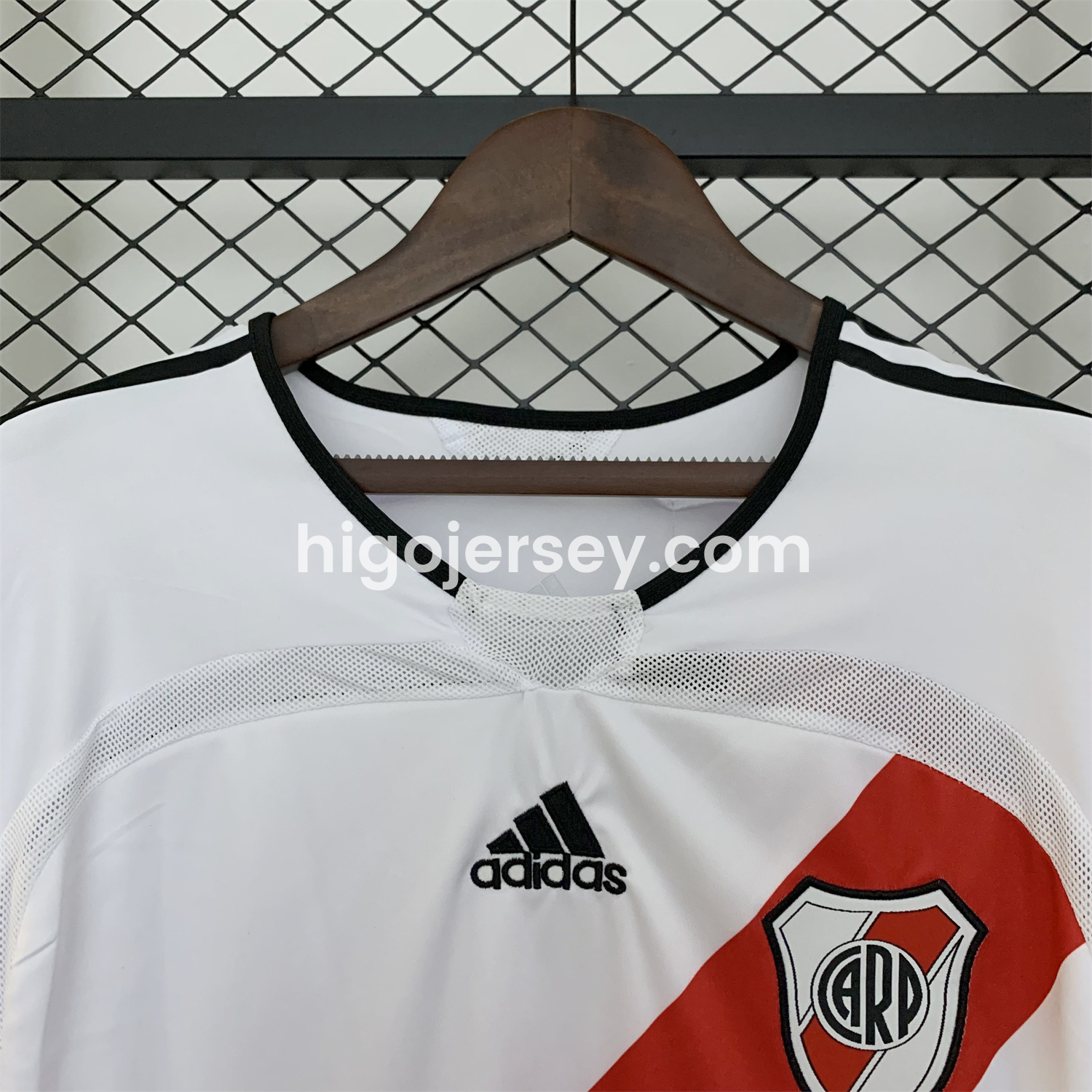 Higojerseys-Retro River Plate 2006-07 Home Long Sleeves Jersey