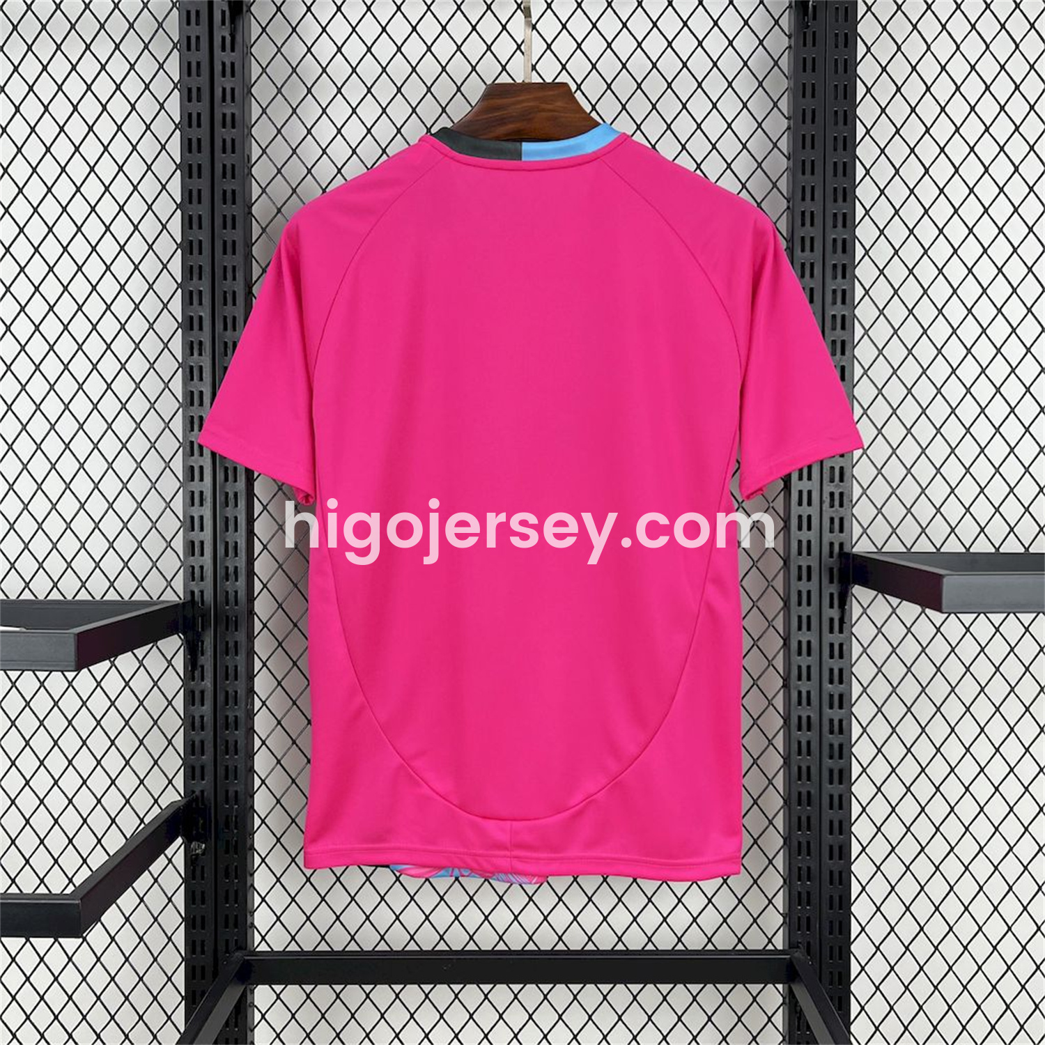 Higojerseys-INT M.A.M 25-26 Pink & Blue Coconut Tree Leaves Jersey - Fans Version