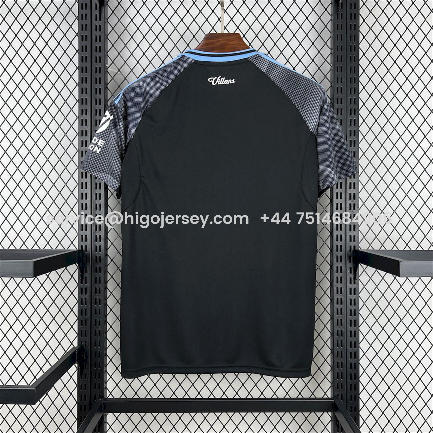 Higojerseys-Aston Villa 25-26 Away Jersey - Fans Version