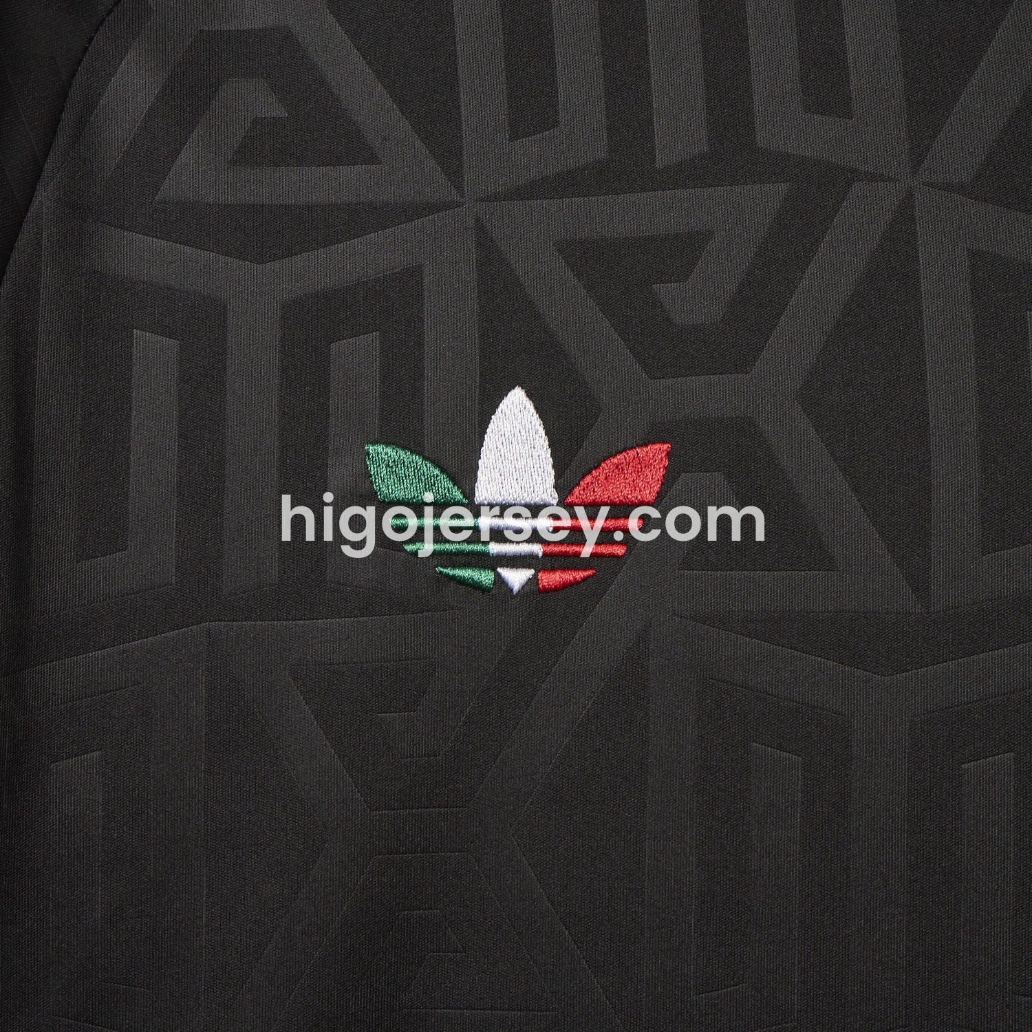 Higojerseys-Mexico 25-26 Thire Colors Trefoil Black Special Jersey - Fans Version