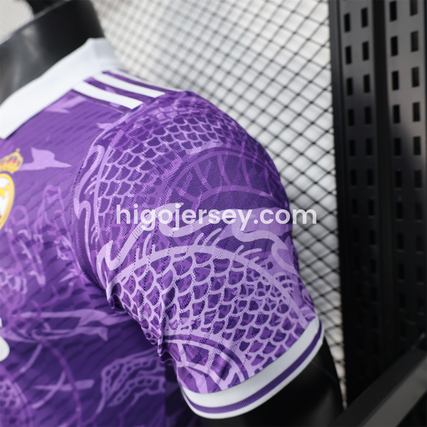 Higojerseys-Real Madrid 24-25 Purple Loong POLO Jersey - Player Version