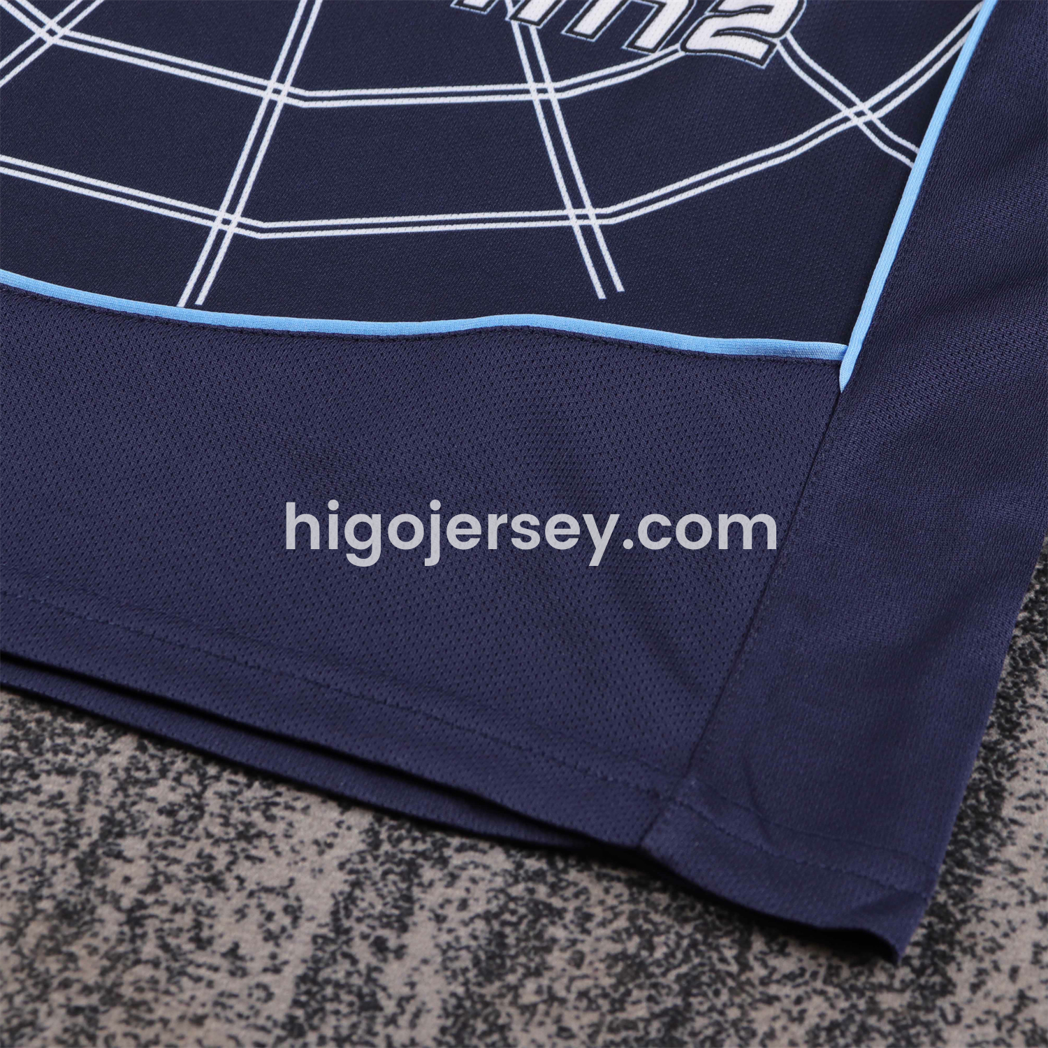 Higojerseys-Retro Atletico Madrid 2004-05 Away S.p.i.d.e.r M.a.n Special Kids Kit