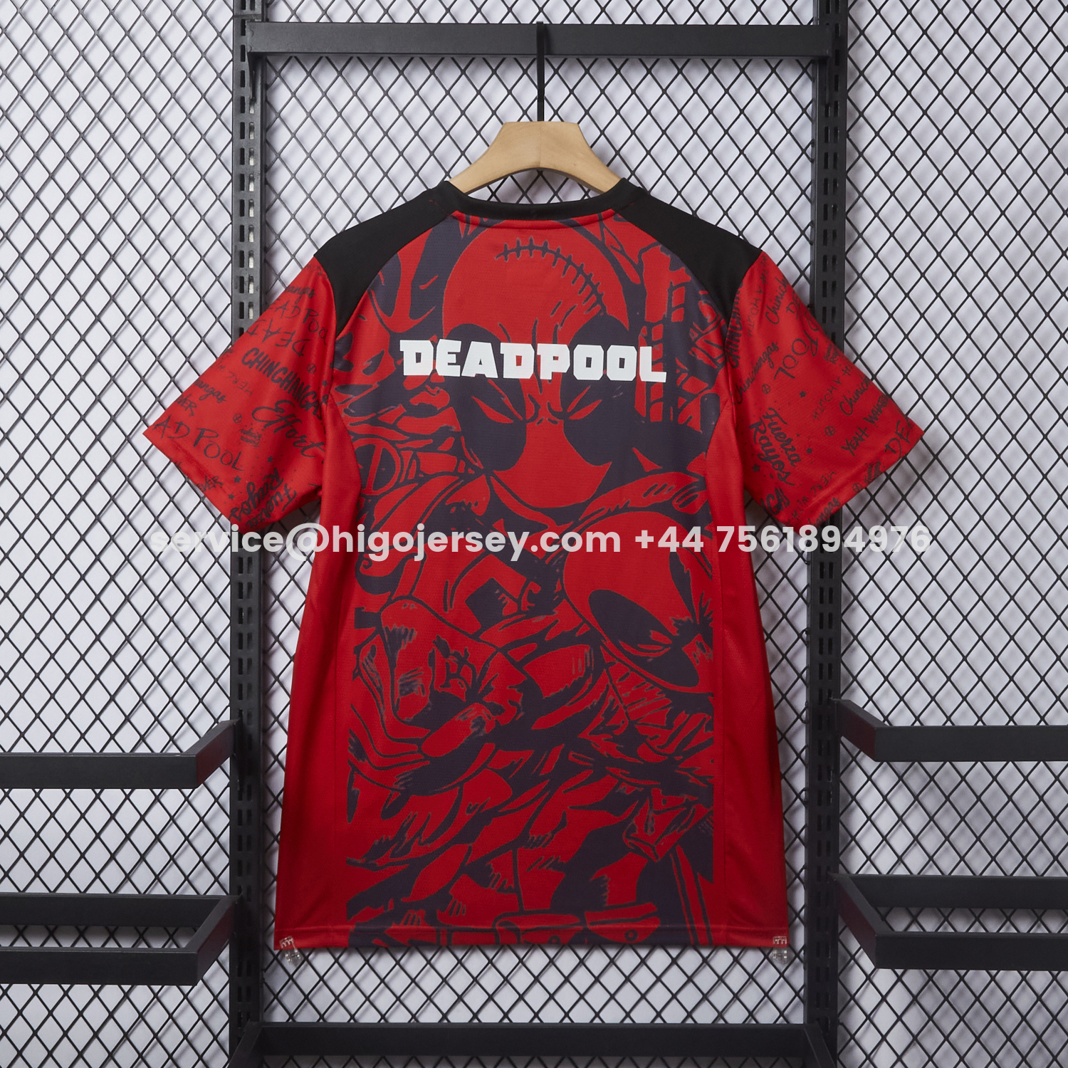 Higojerseys-Club Necaxa 25-26 Red Deadpool Special Jersey - Fans Version