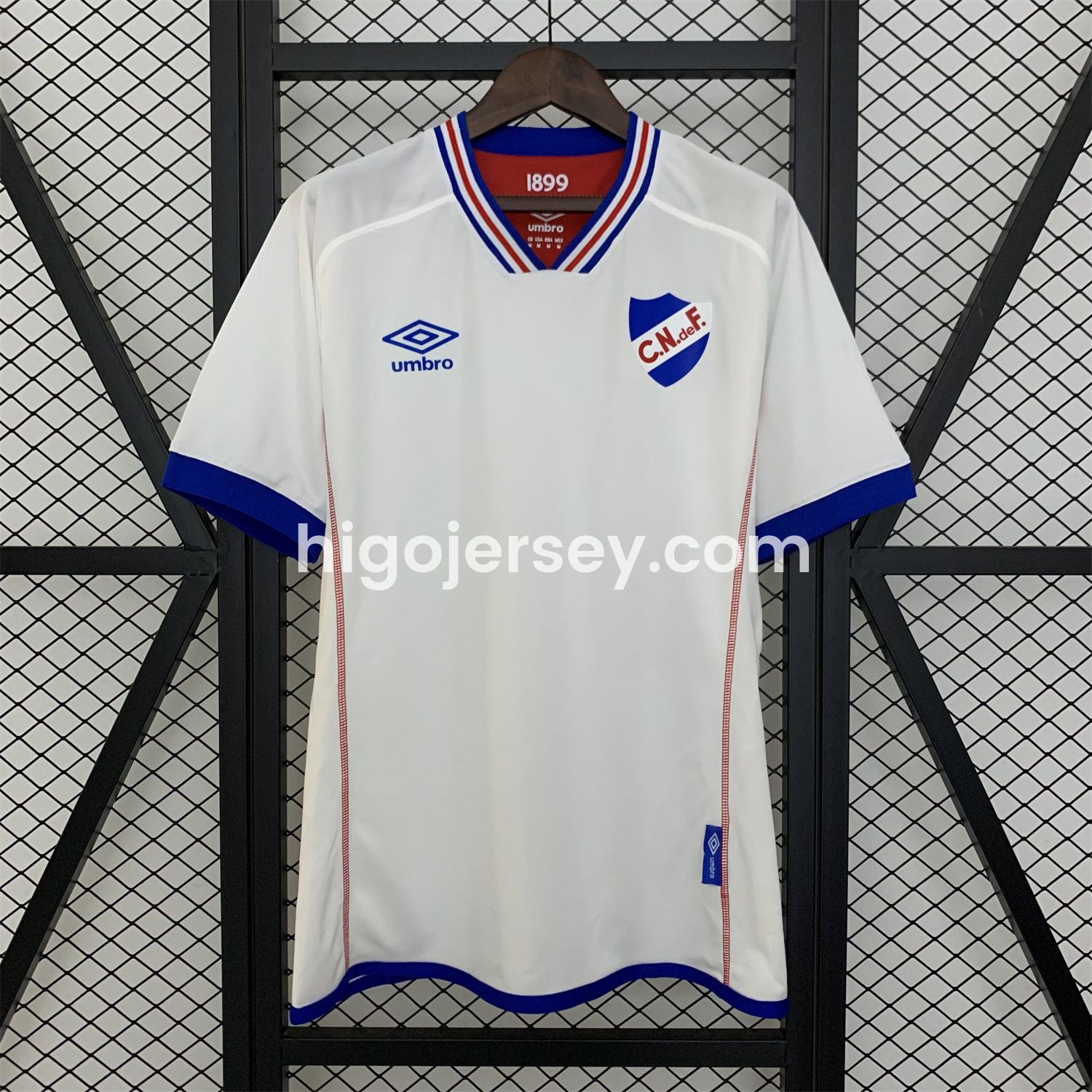 Higojerseys-Uruguay Nacional Club Nacional de Football 25-26 White Training Jersey - Fans Version