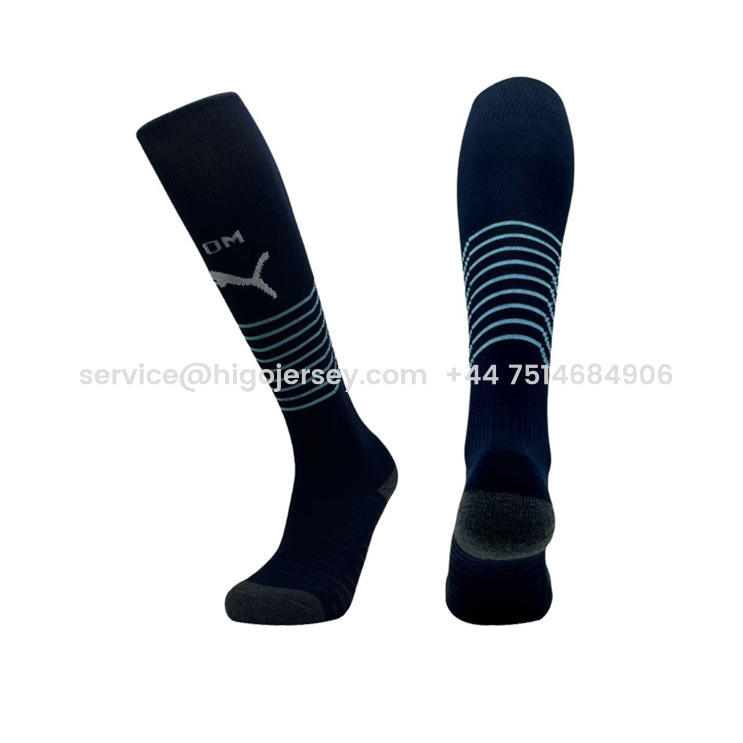Higojerseys-Marseille 25-26 Away Socks - Black
