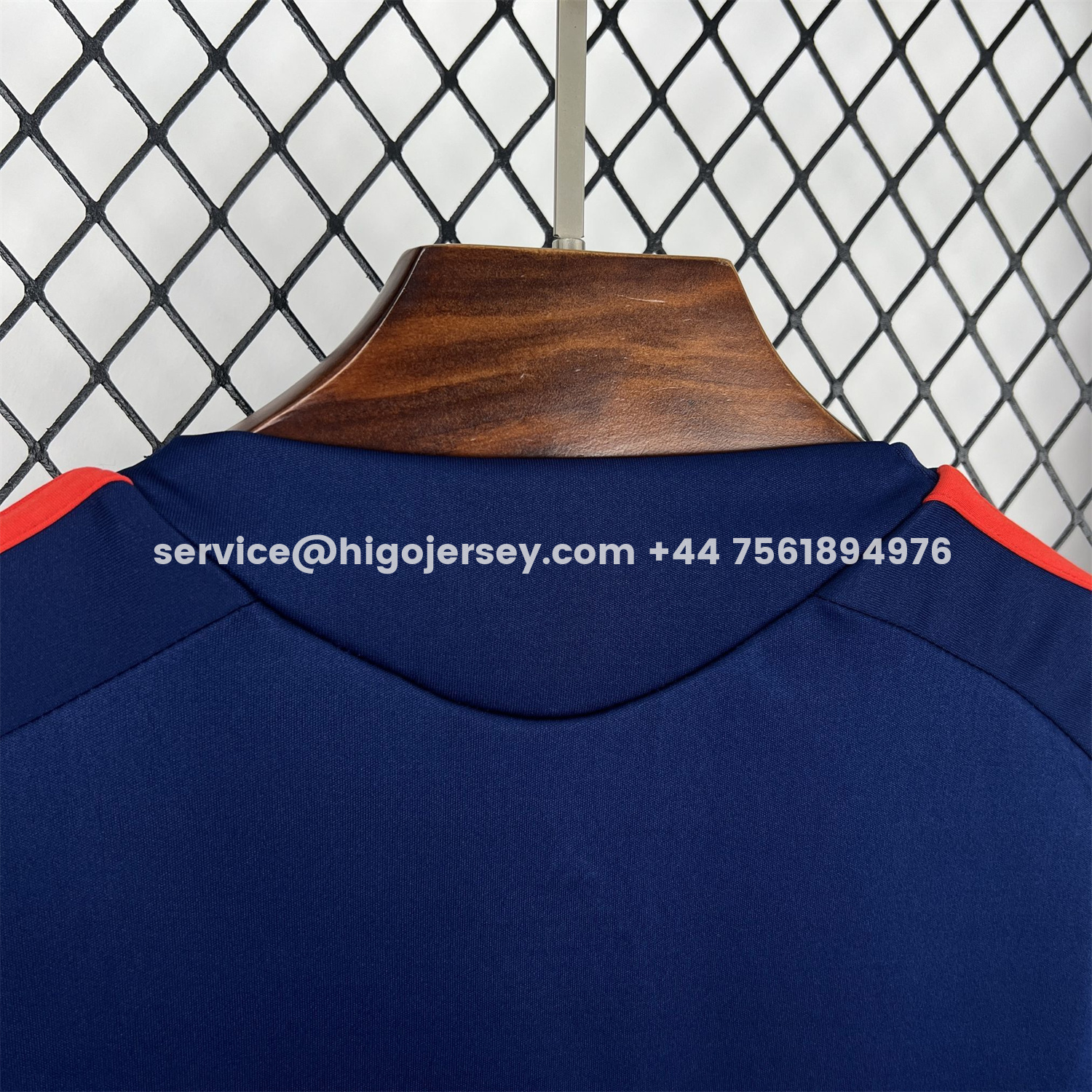 Higojerseys-Spain 2026 Dark Blue Pre-Match Training Jersey - Fans Version