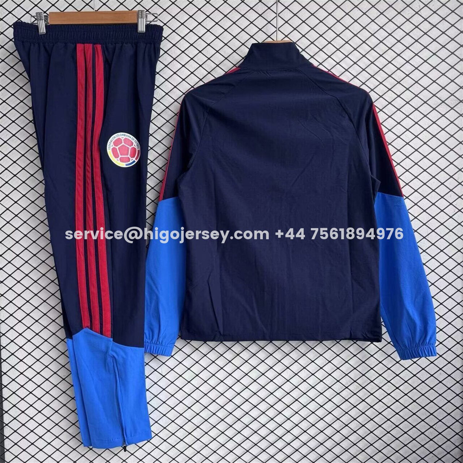 Higojerseys-Colombia 2026 Windbreaker Training Set - Four Colors Top and Pants