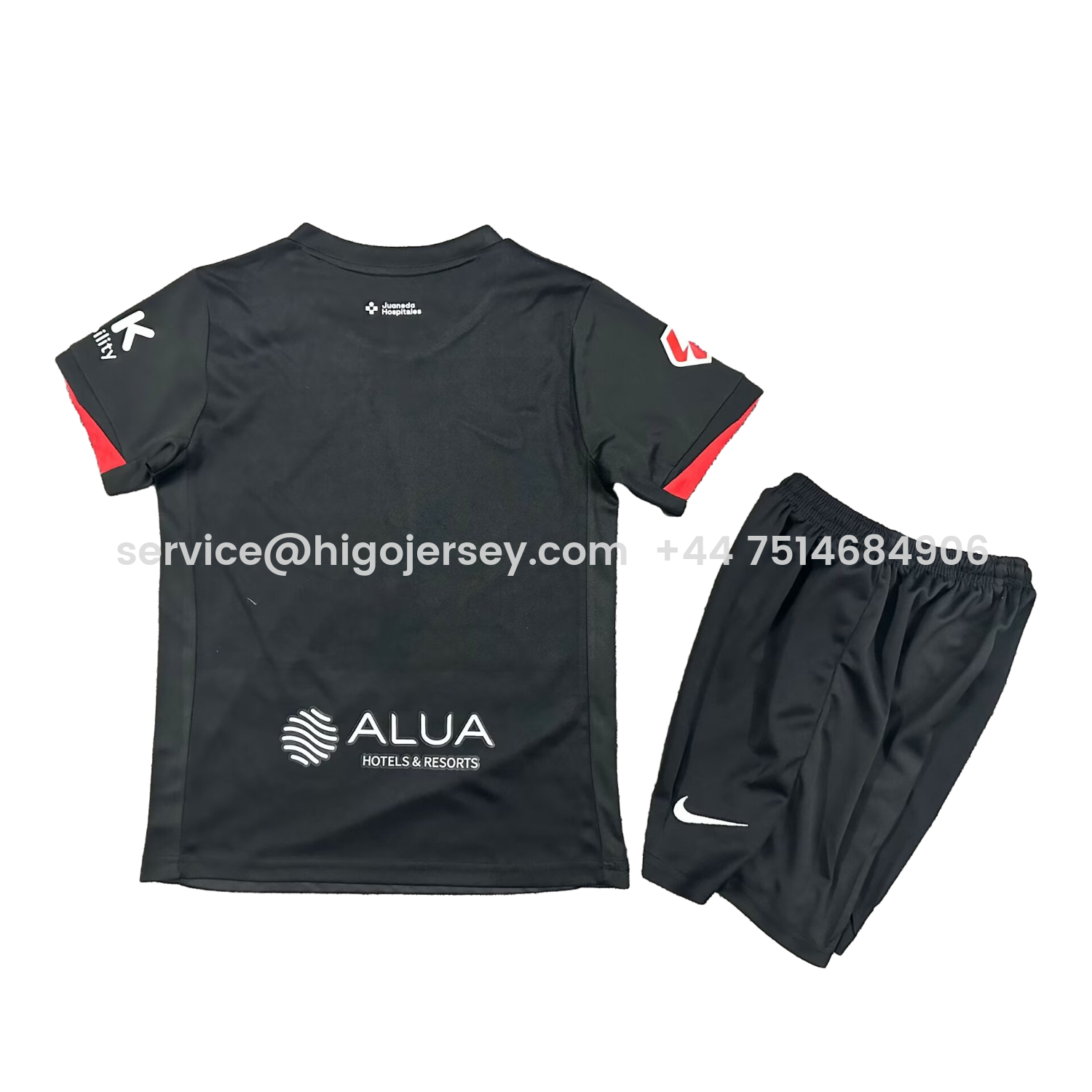 Higojerseys-Mallorca 25-26 Third Black Kids Kit