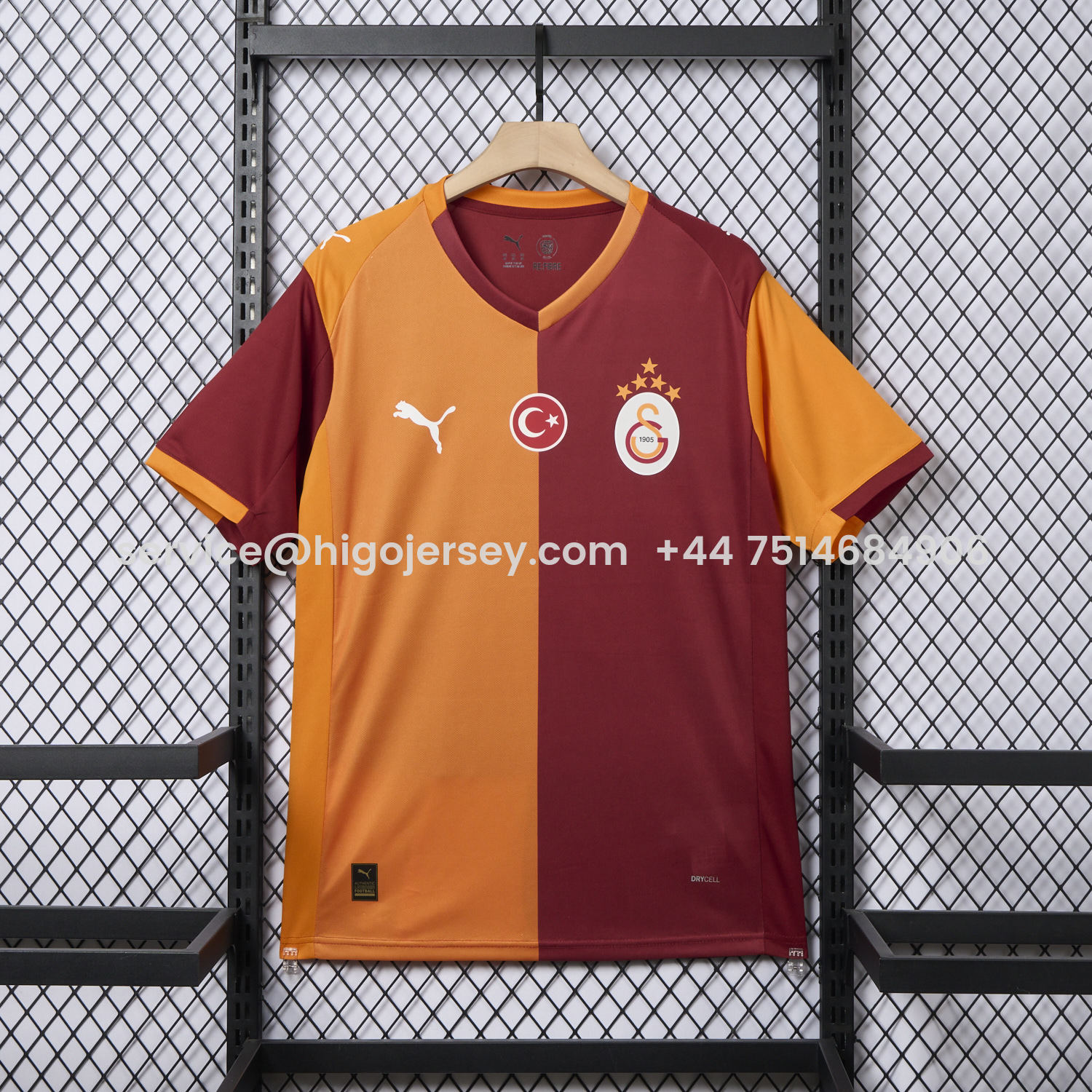 Higojerseys-Galatasaray 25-26 Home Unsponsored Jersey with Five Stars - Fans Version