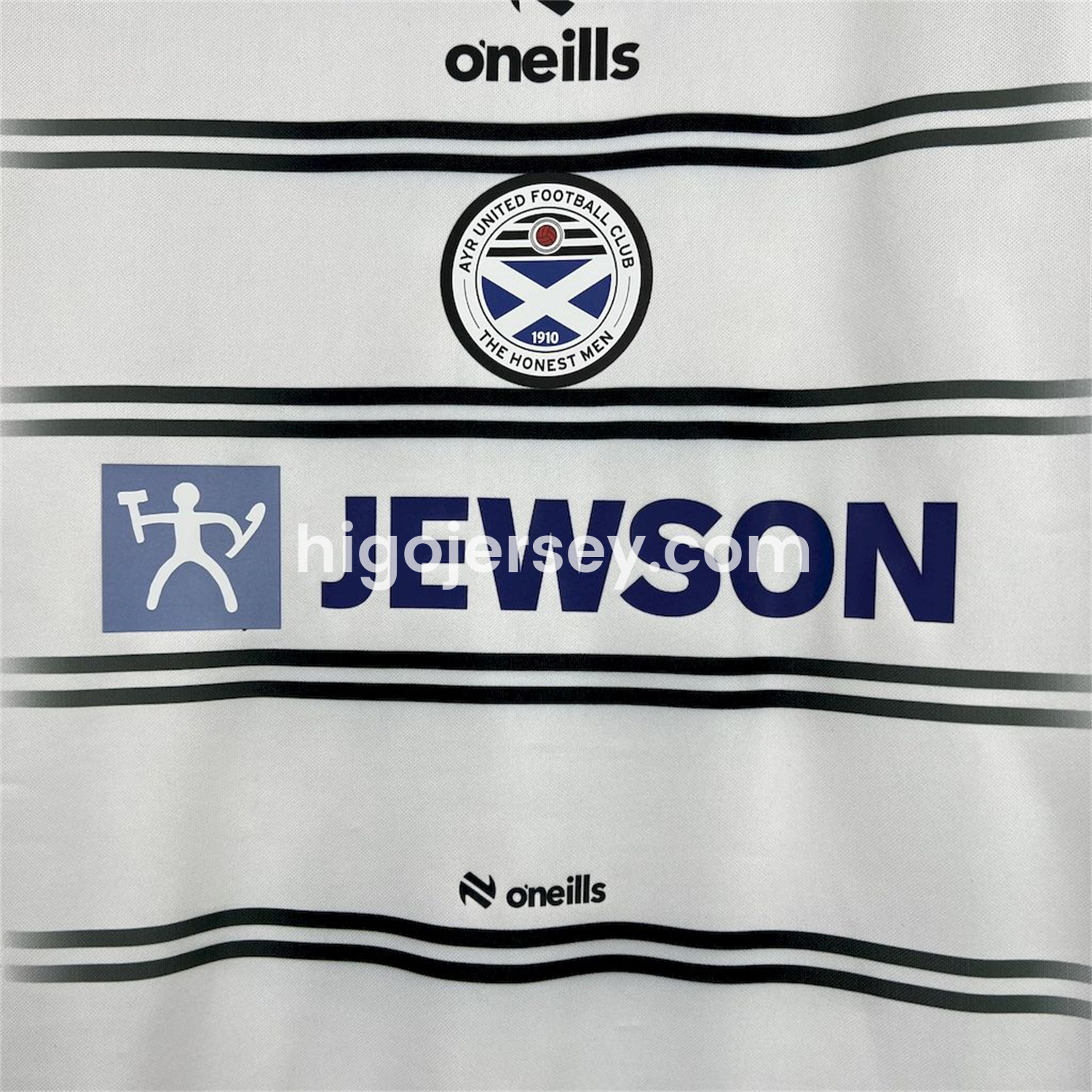 Higojerseys-Ayr United 25-26 Home Jersey - Fans Version