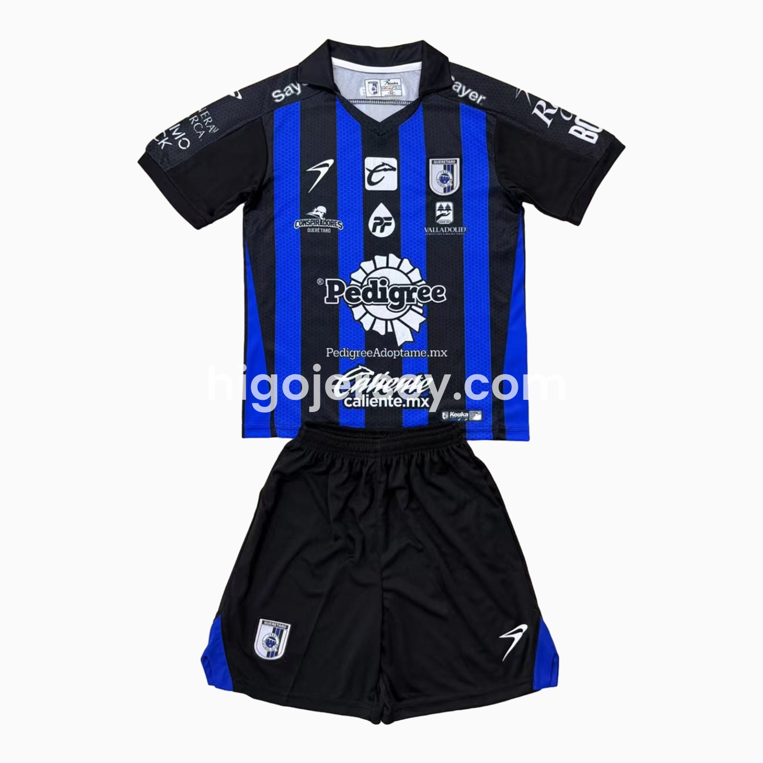 Higojerseys-Querétaro 24-25 Home Kids Kit