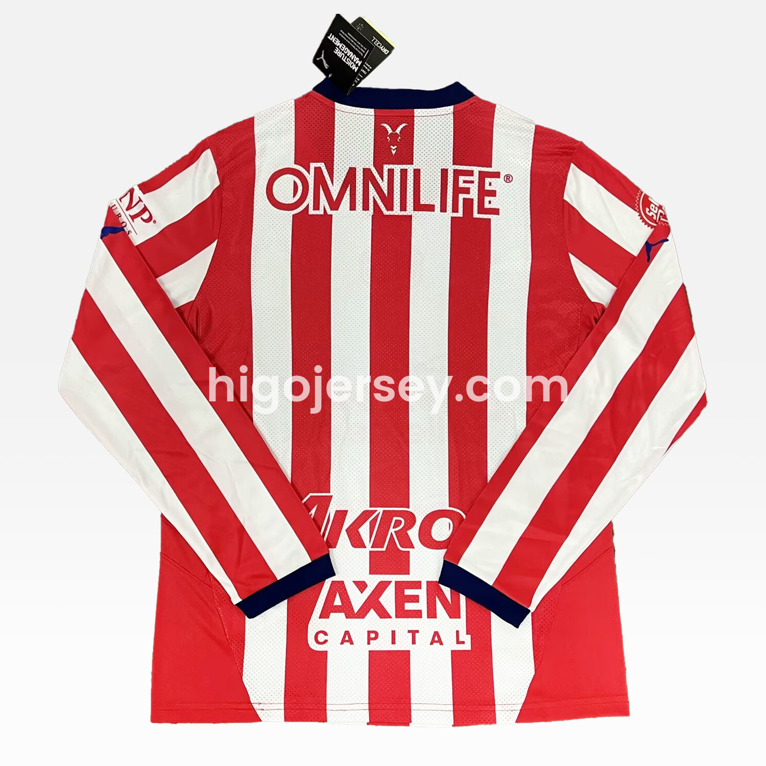 Higojerseys-Chivas de Guadalajara 24-25 Home Long Sleeve Jersey - Fans Version