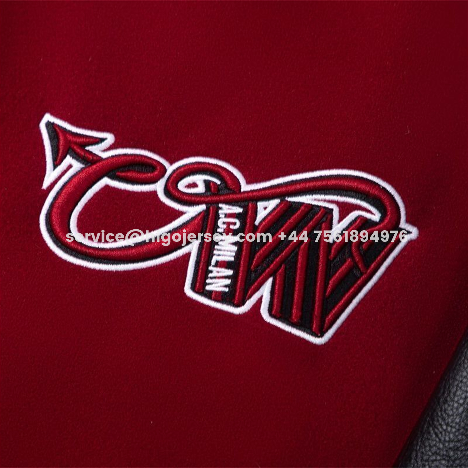 Higojerseys-AC Milan 25-26 Off-White Warm Windbreaker Jacket - Wine Red And Black
