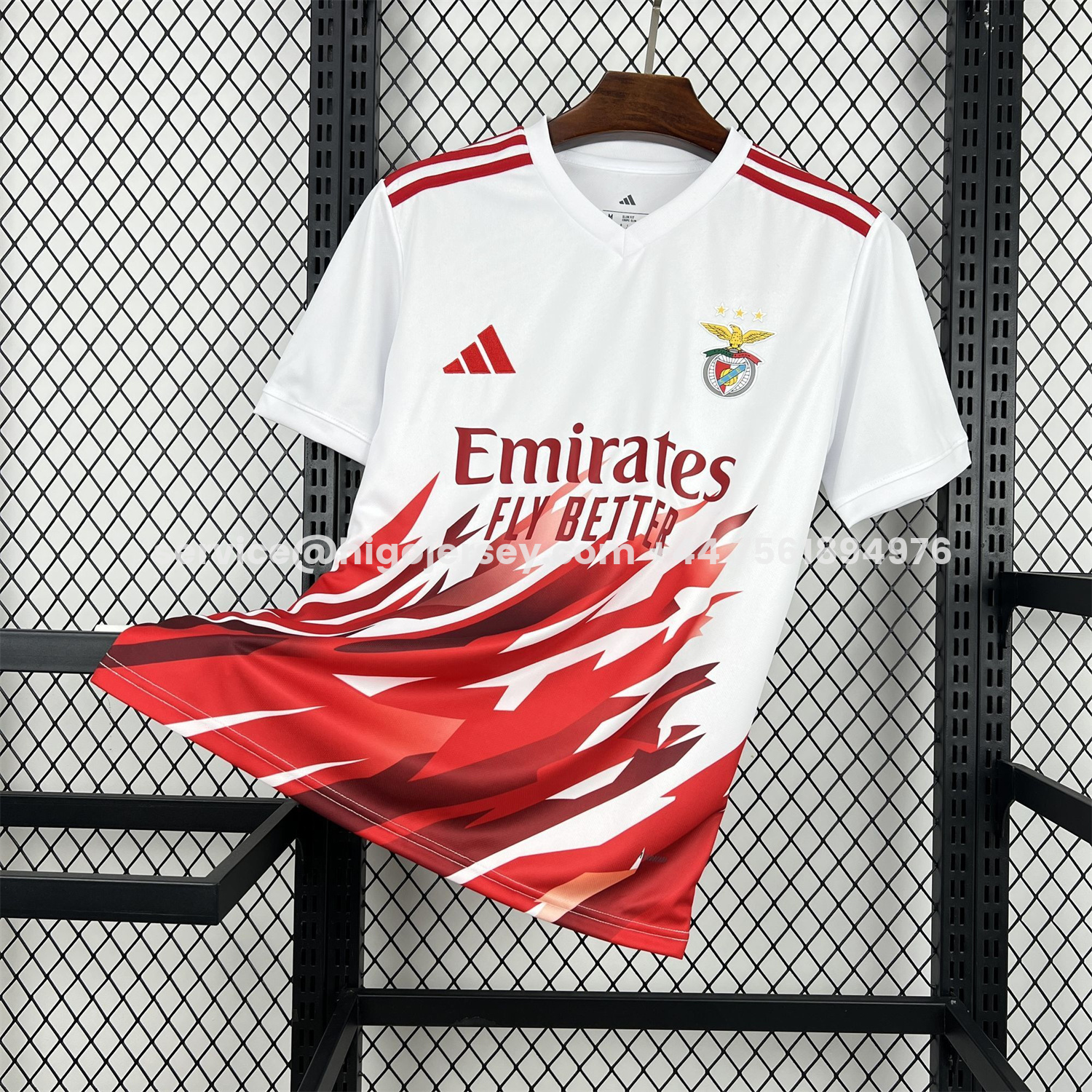 Higojerseys-Benfica 25-26 Red And White Jersey - Fans Version