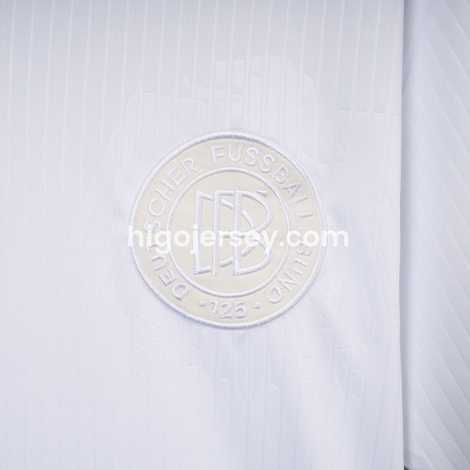Higojerseys-Germany 2025 125-Year Anniversary Pure White Special Jersey - Fans Version