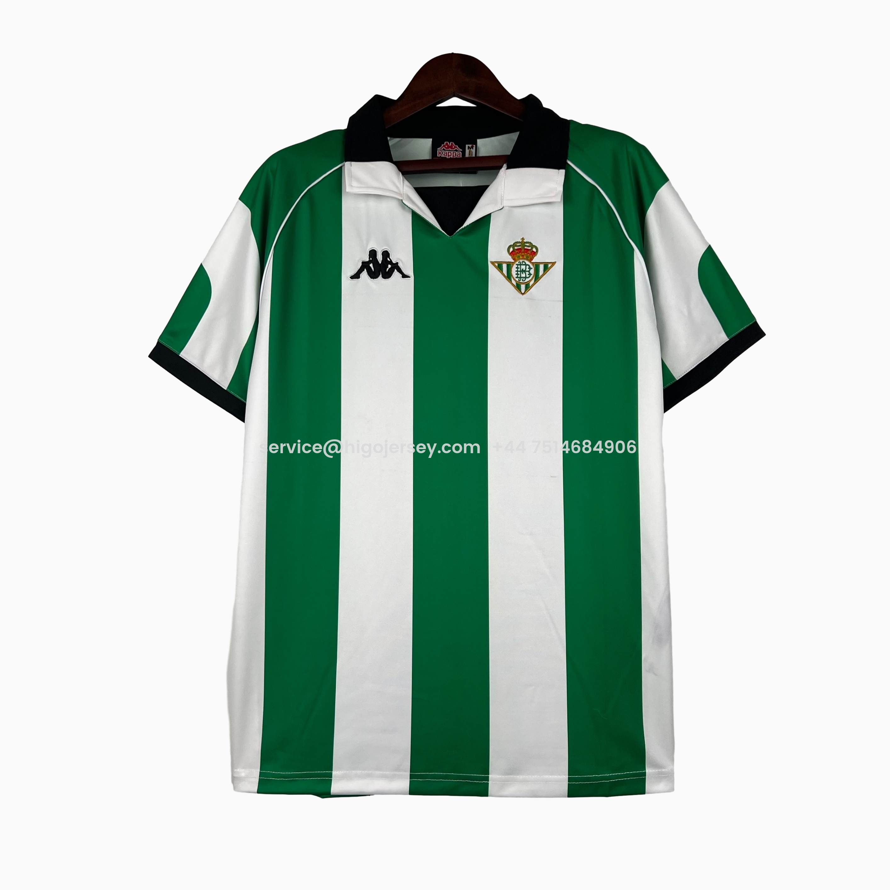 Higojerseys-Retro Real Betis 1998-99 Home Stadium Jersey