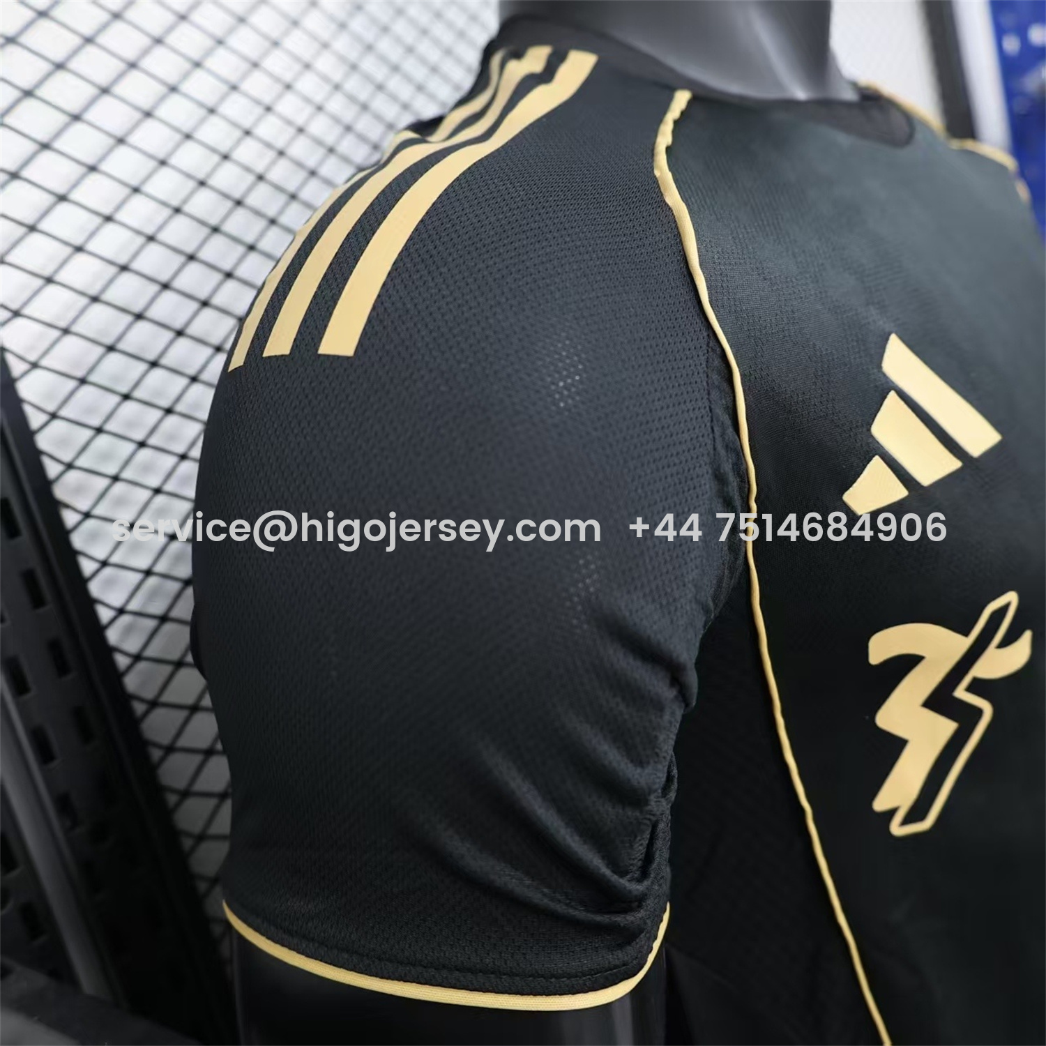 Higojerseys-Fulham 25-26 Third Black Jersey - Player Version