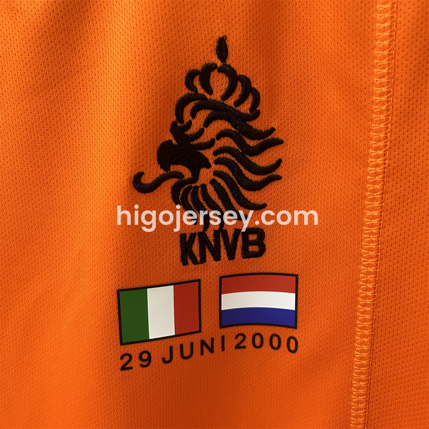 Higojerseys-Retro Netherlands 2000 Home Stadium Jersey