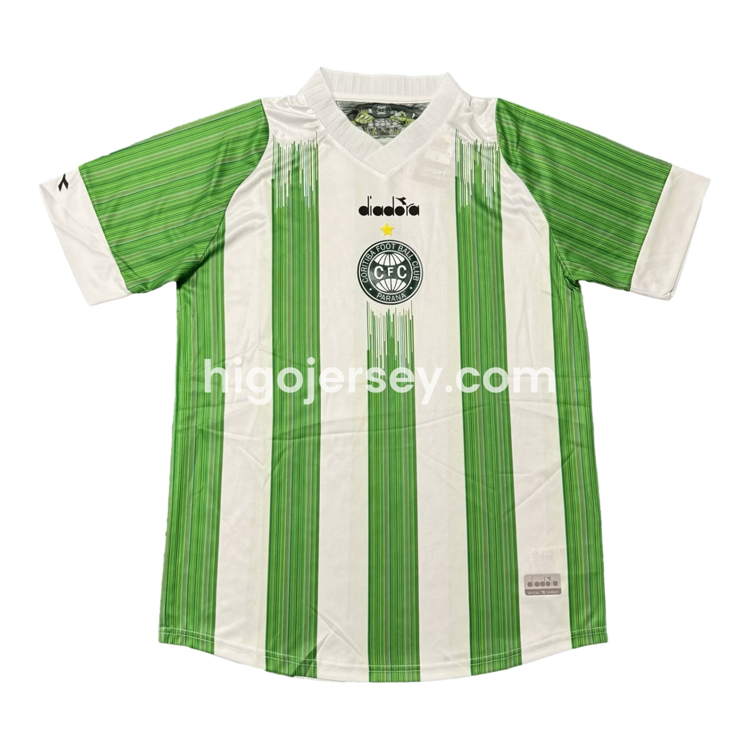 Higojerseys-Coritiba 24-25 Home Unsponsored Jersey - Fans Version