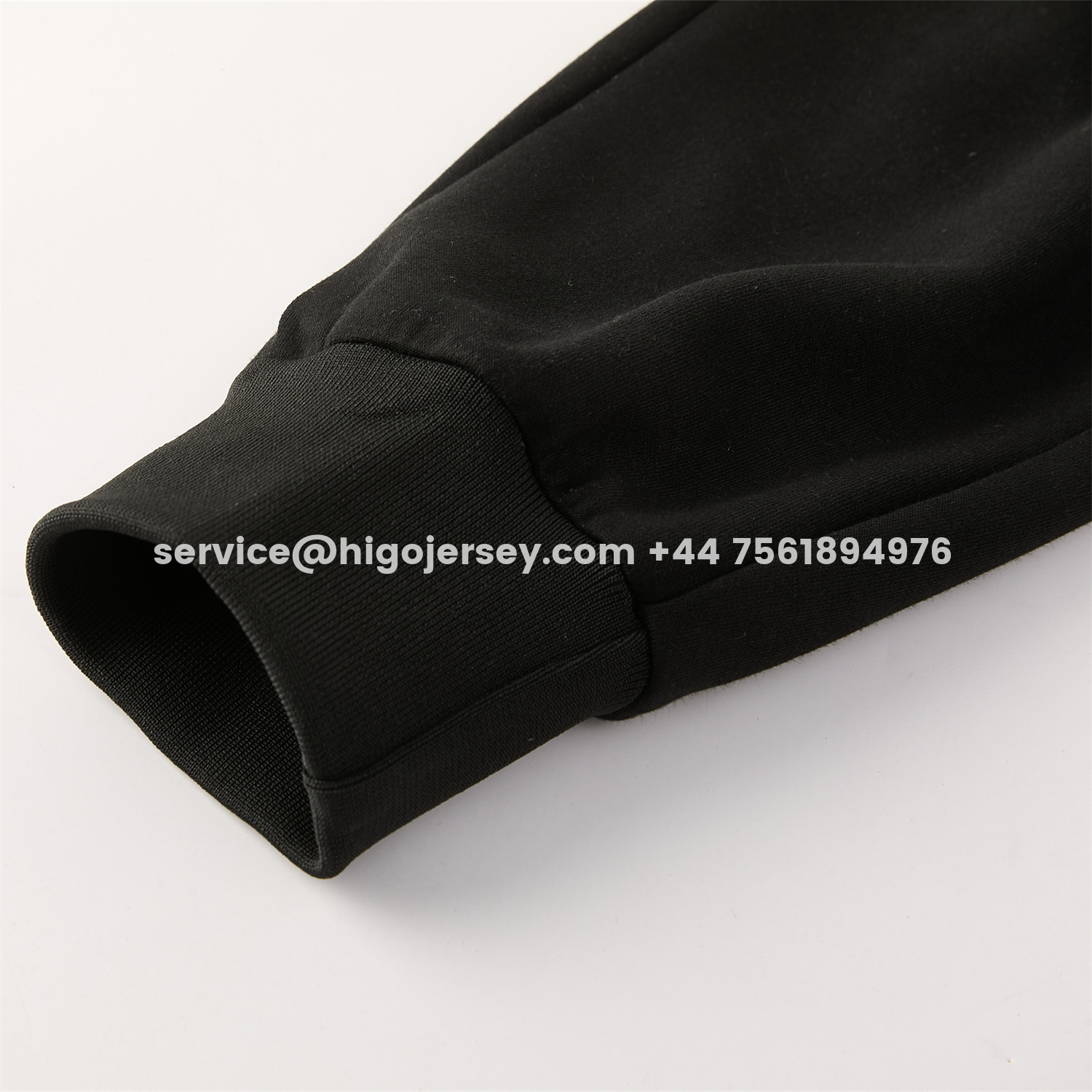 Higojerseys-C.H.E.L.S.E.A 2026 Hooded Windbreaker Training Set - Black Top & Pants