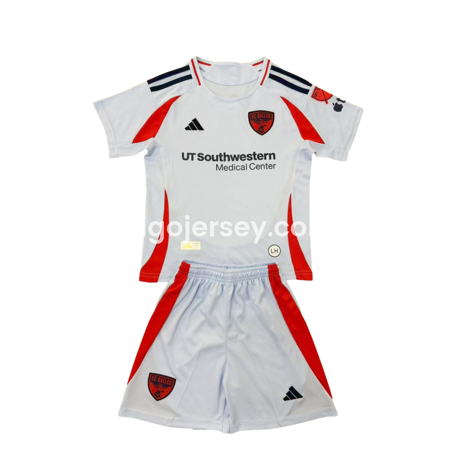 Higojerseys-Dallas 25-26 Away Men's Adult Jersey Set - Fans Version