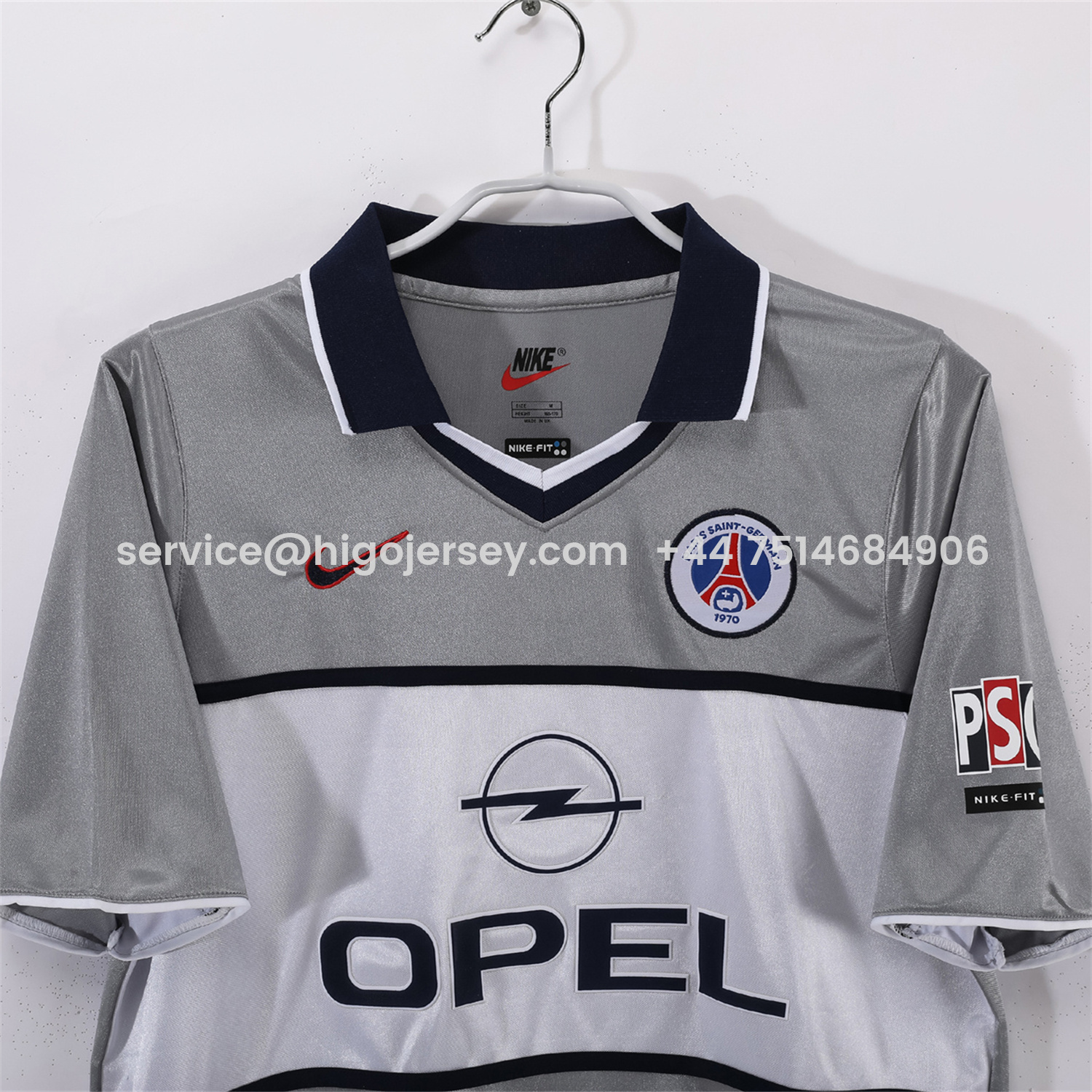 Higojerseys-Retro Paris Saint-Germain PSG 2000-01 Away Jersey