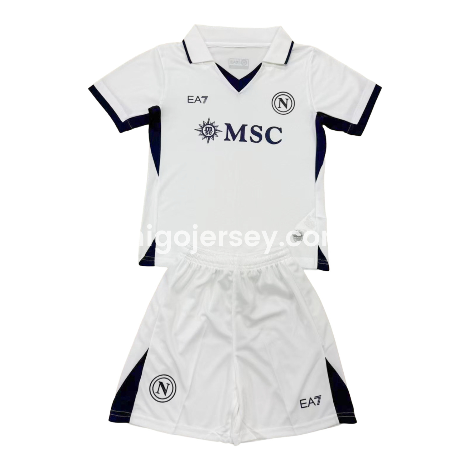 Higojerseys-Napoli 24-25 Away Men's Adult Jersey Set - Fans Version