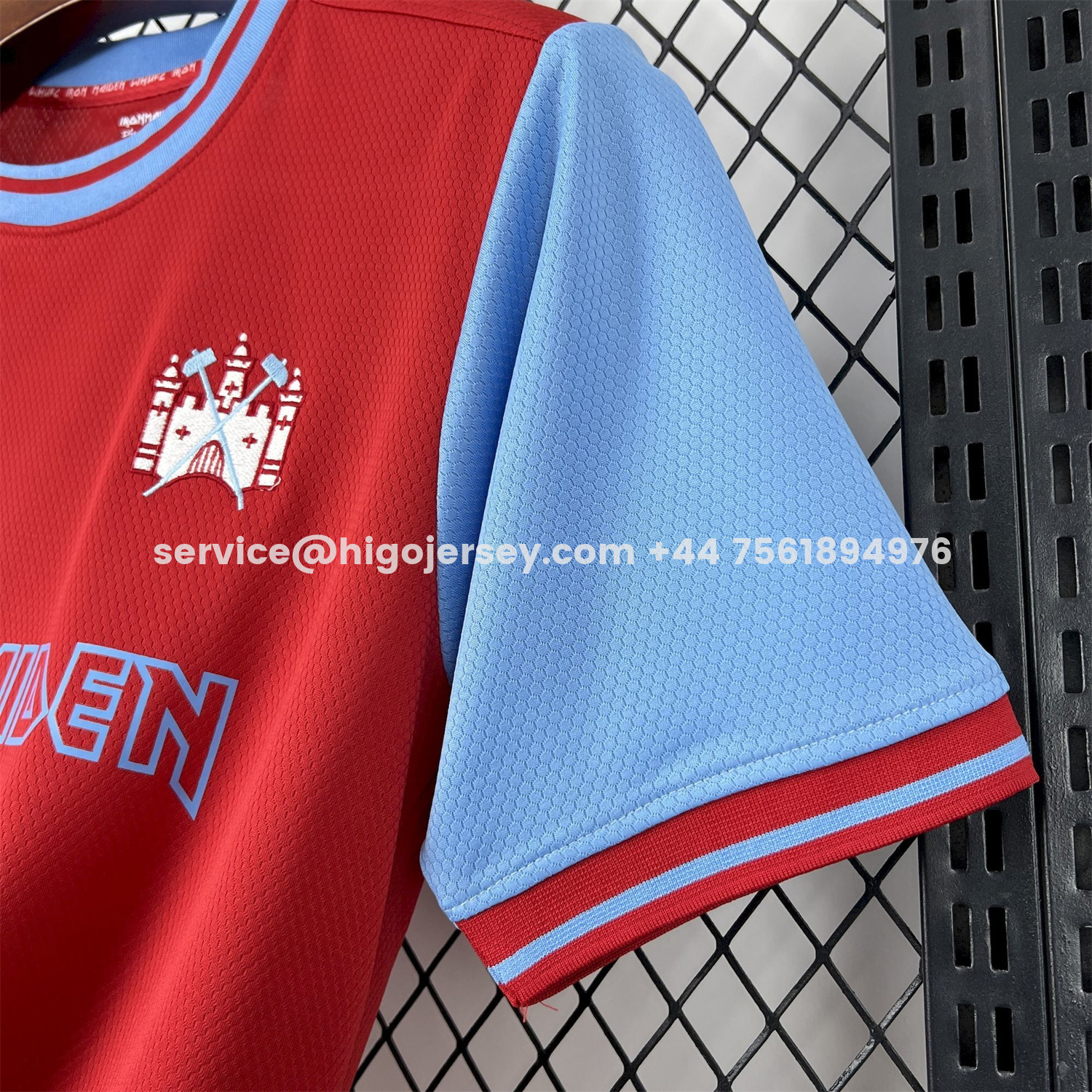 Higojerseys-West Ham United 25-26 x Iron Maiden 50th Anniversary Jersey - Fans Version