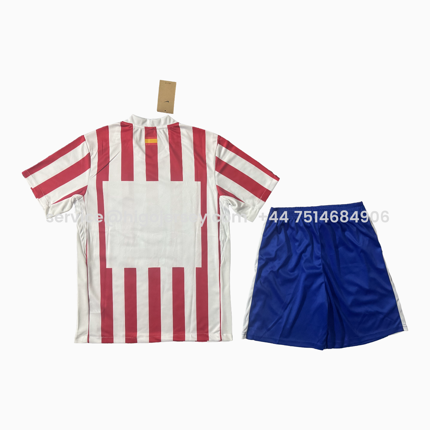 Higojerseys-Atletico Madrid 25-26 Home Men's Adult Jersey Set - Fans Version