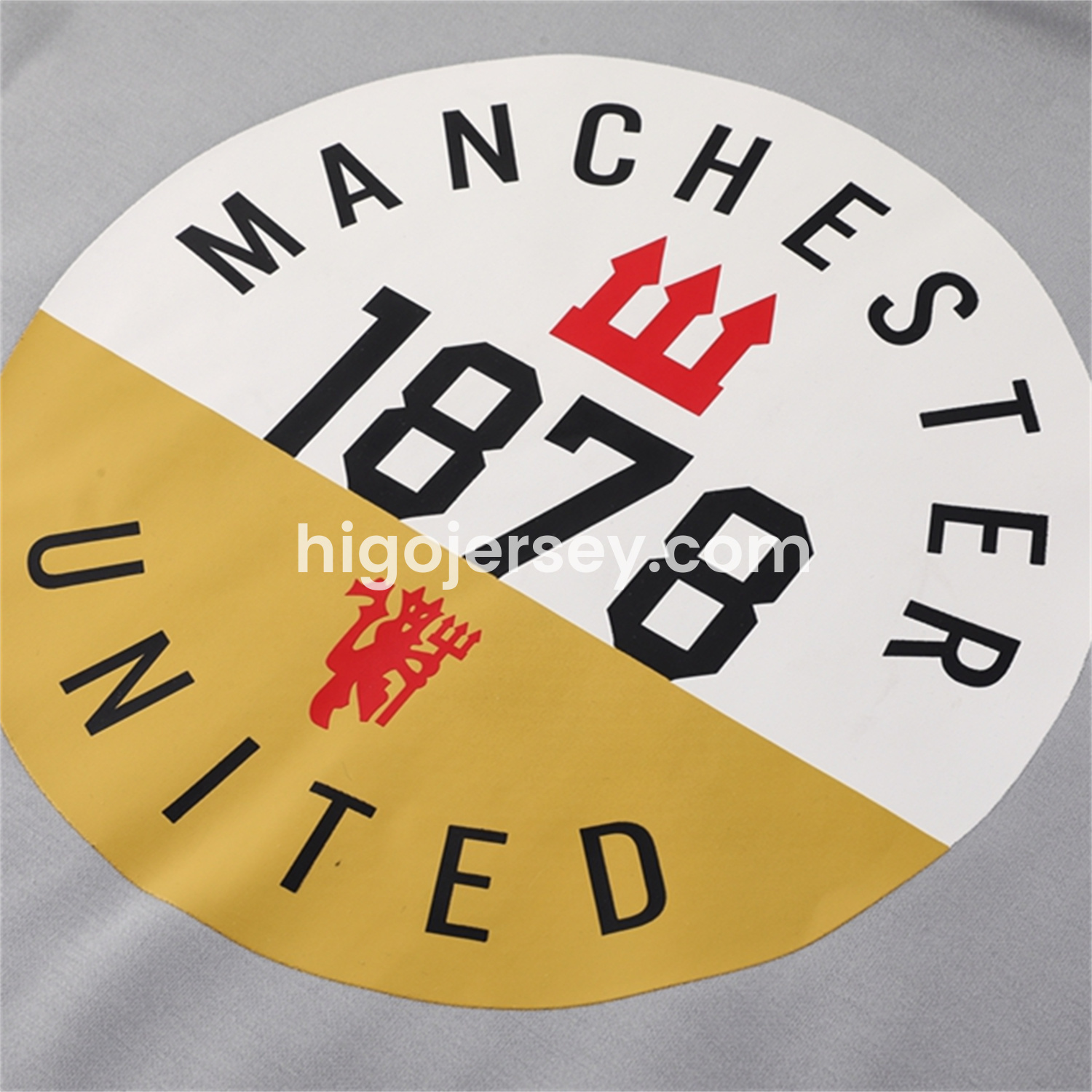 Higojerseys-Manchester United 25-26 Originals Varsity Hoodie Set - Grey Hoodie and Pants
