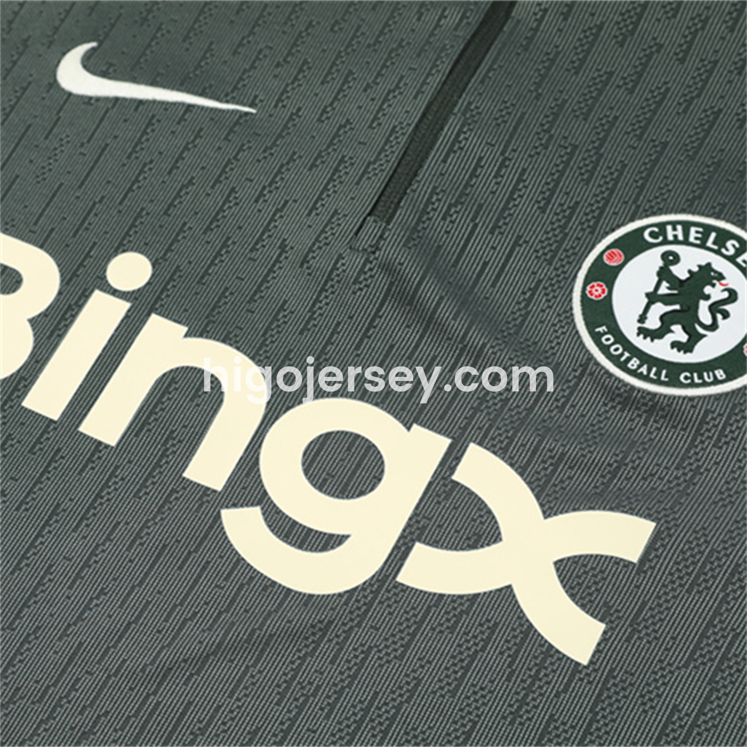 Higojerseys-C.H.E.L.S.E.A 25-26 Long Sleeves Training Set - Army Green Top & Army Green Shorts