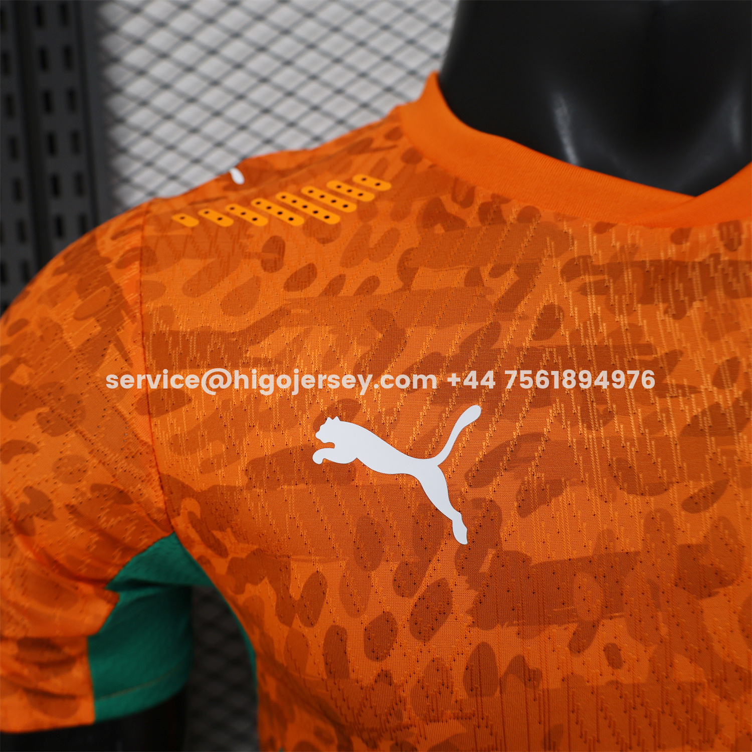 Higojerseys-Ivory Coast 2026 Home Orange Jersey - Player Version