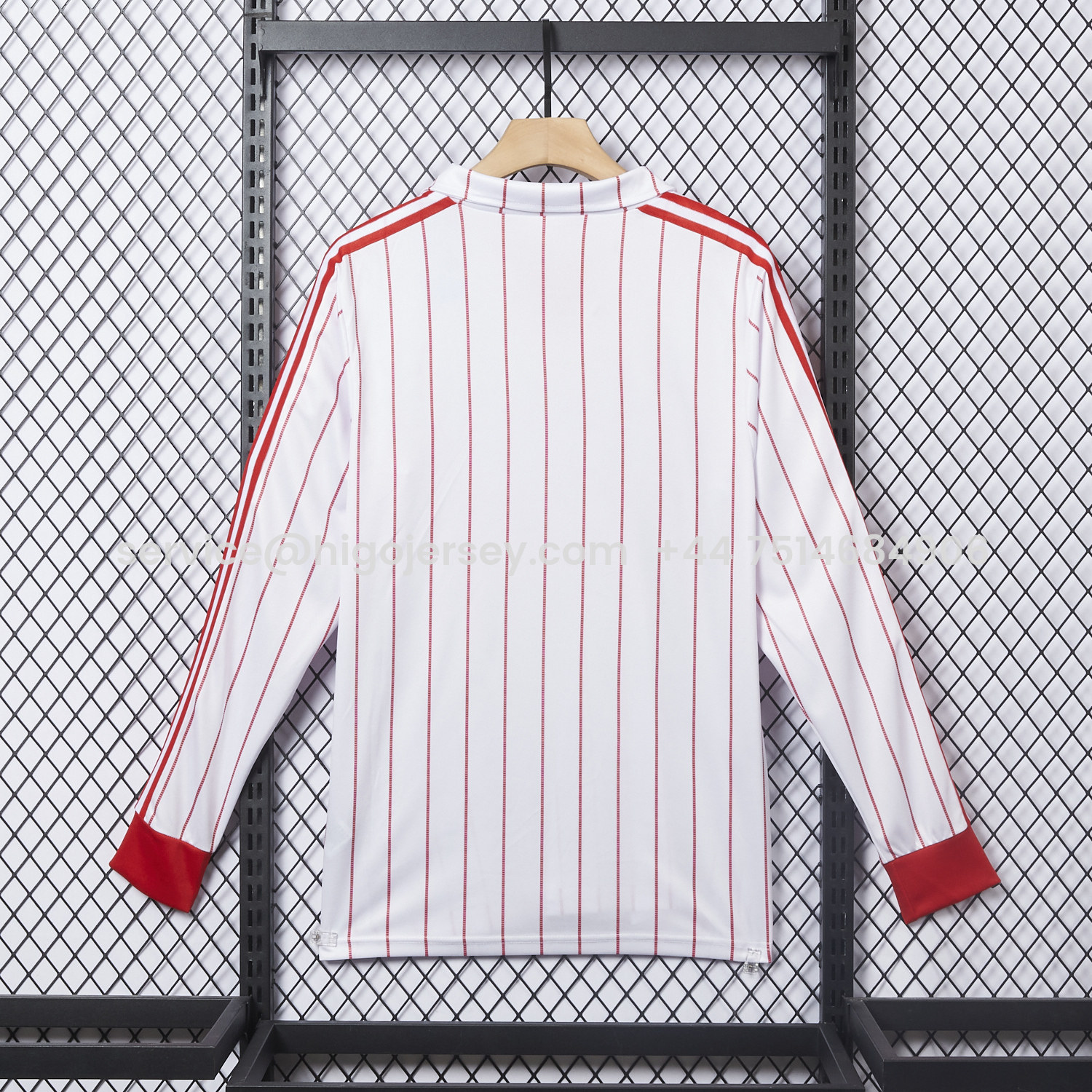 Higojerseys-Retro Hamburger SV 1982-83 Home Long Sleeves Jersey