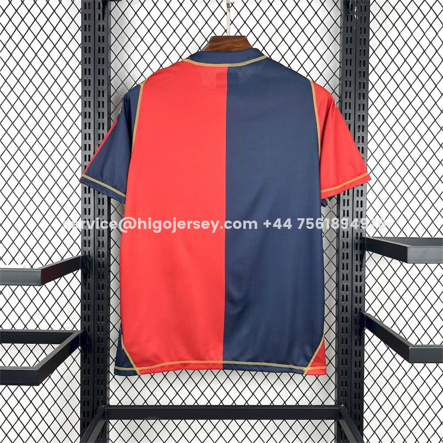 Higojerseys-Genoa 25-26 Red And Blue Special Jersey - Fans Version