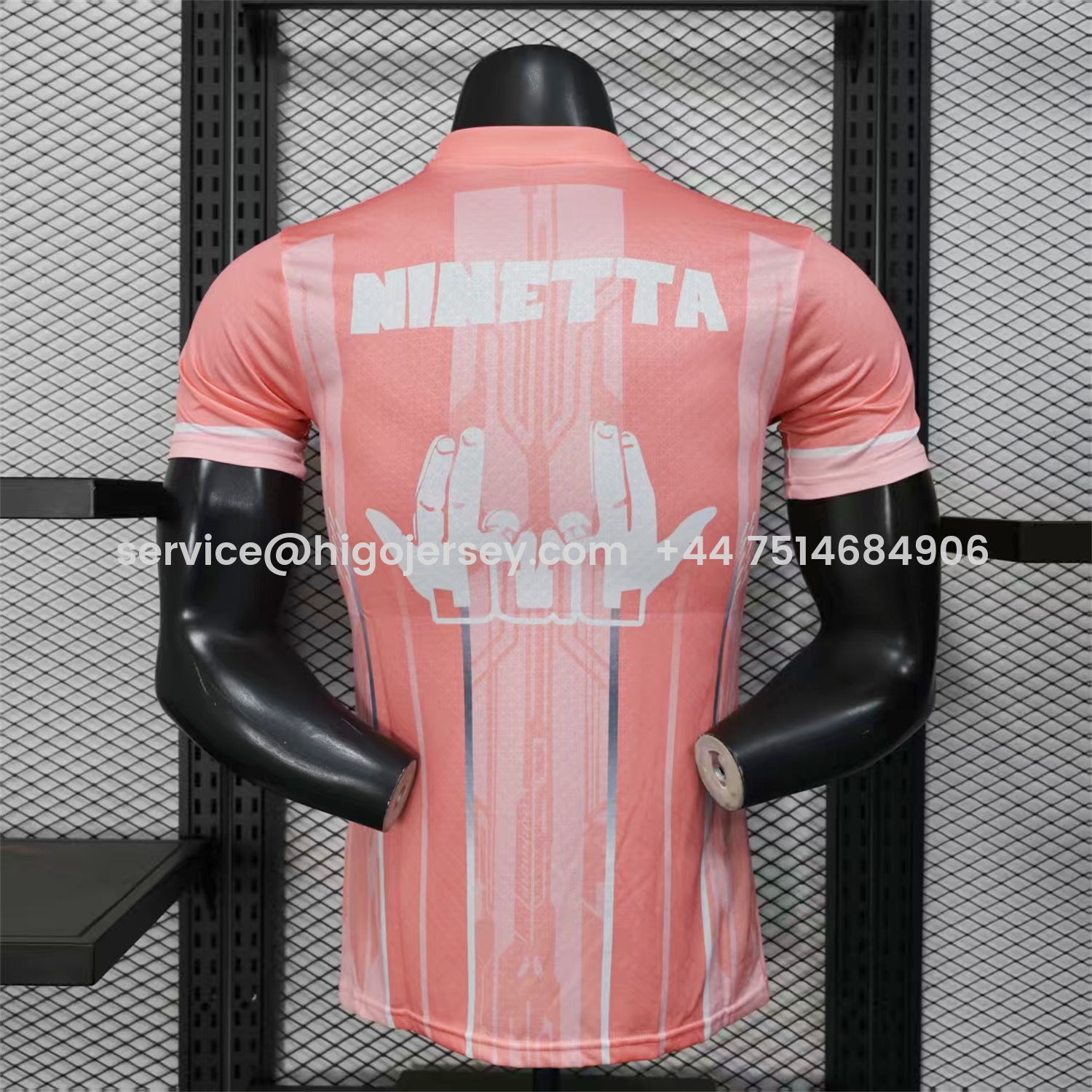 Higojerseys-Marseille 25-26 Pink Stripes Special Jersey - Player Version