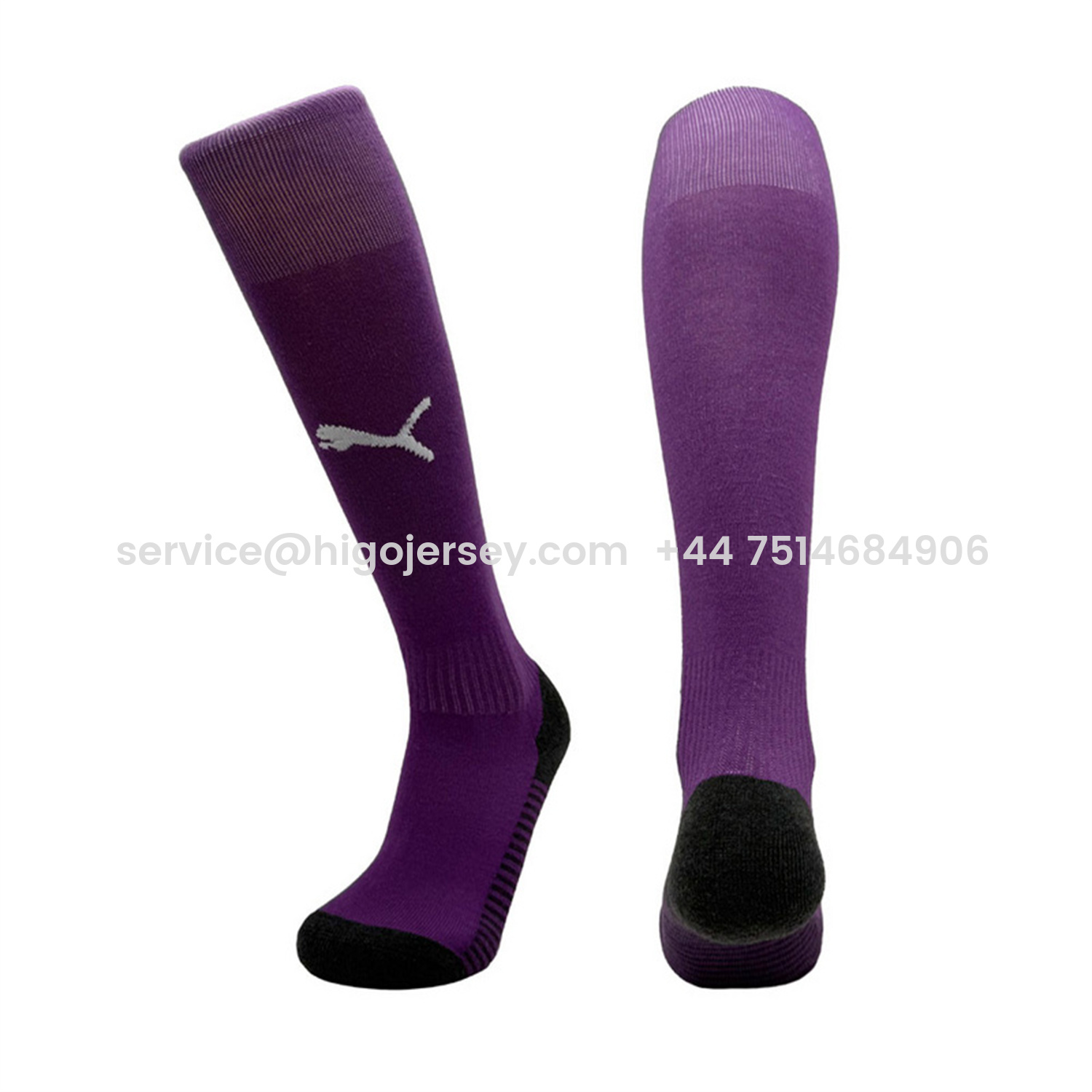 Higojerseys-Marseille 25-26 Goalkeeper Socks - Purple