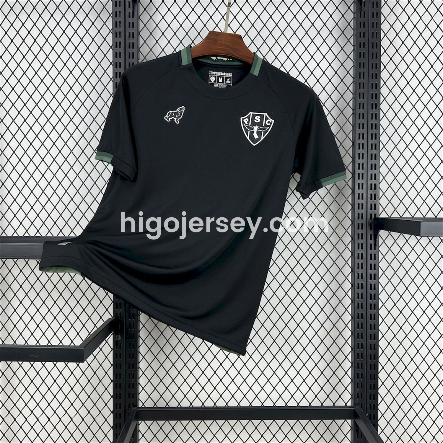 Higojerseys-Paysandu 25-26 Black Training Unsponsored Jersey - Fans Version