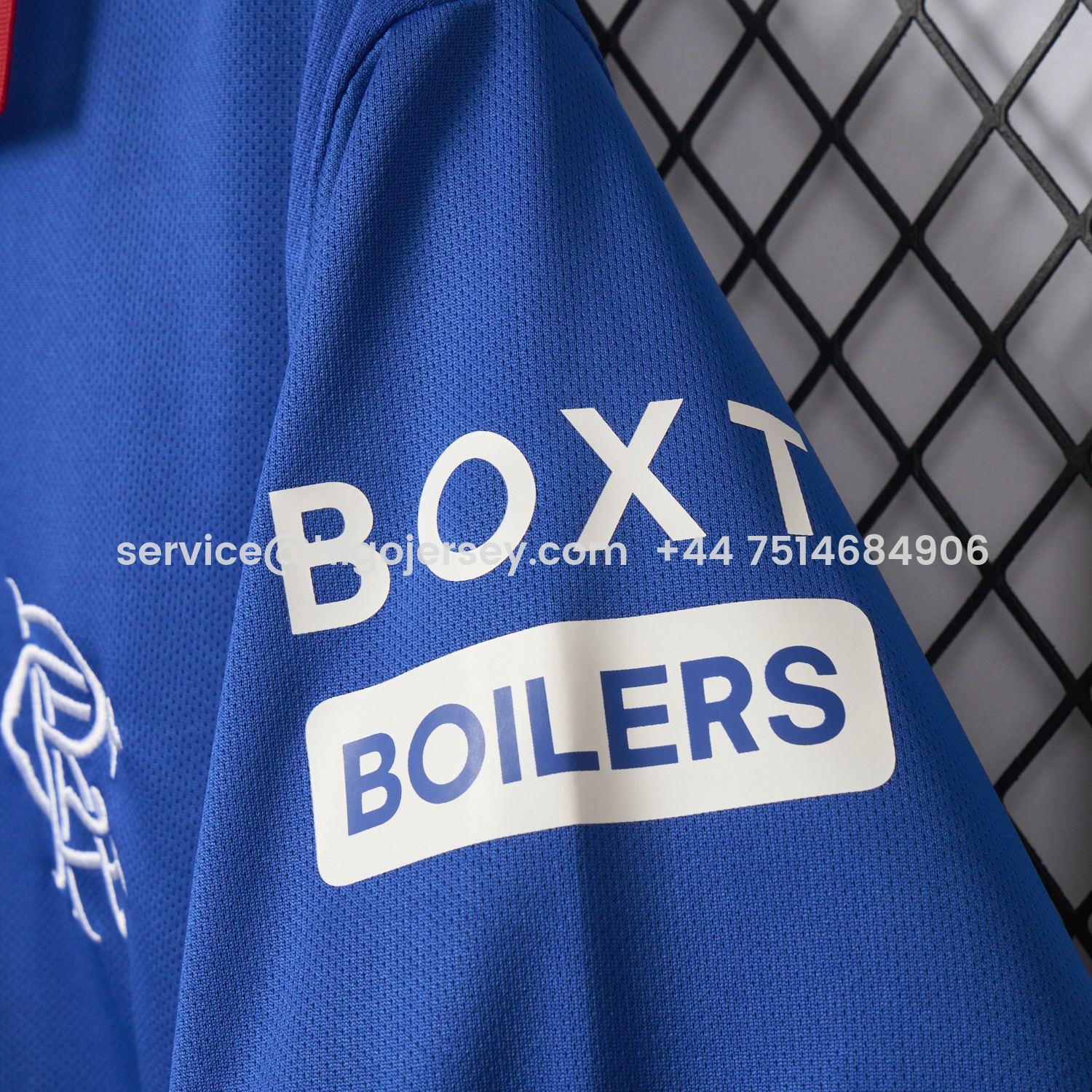 Higojerseys-Glasgow Rangers 25-26 Home Jersey - Fans Version
