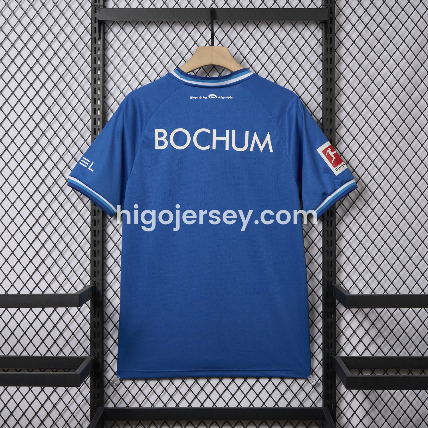 Higojerseys-Bochum 24-25 White Slanted Stripe Special Jersey with Sponsors - Fans Version