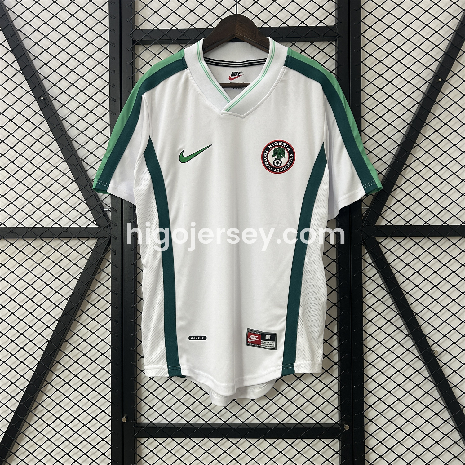 Higojerseys-Retro Nigeria 1998 Home Jersey
